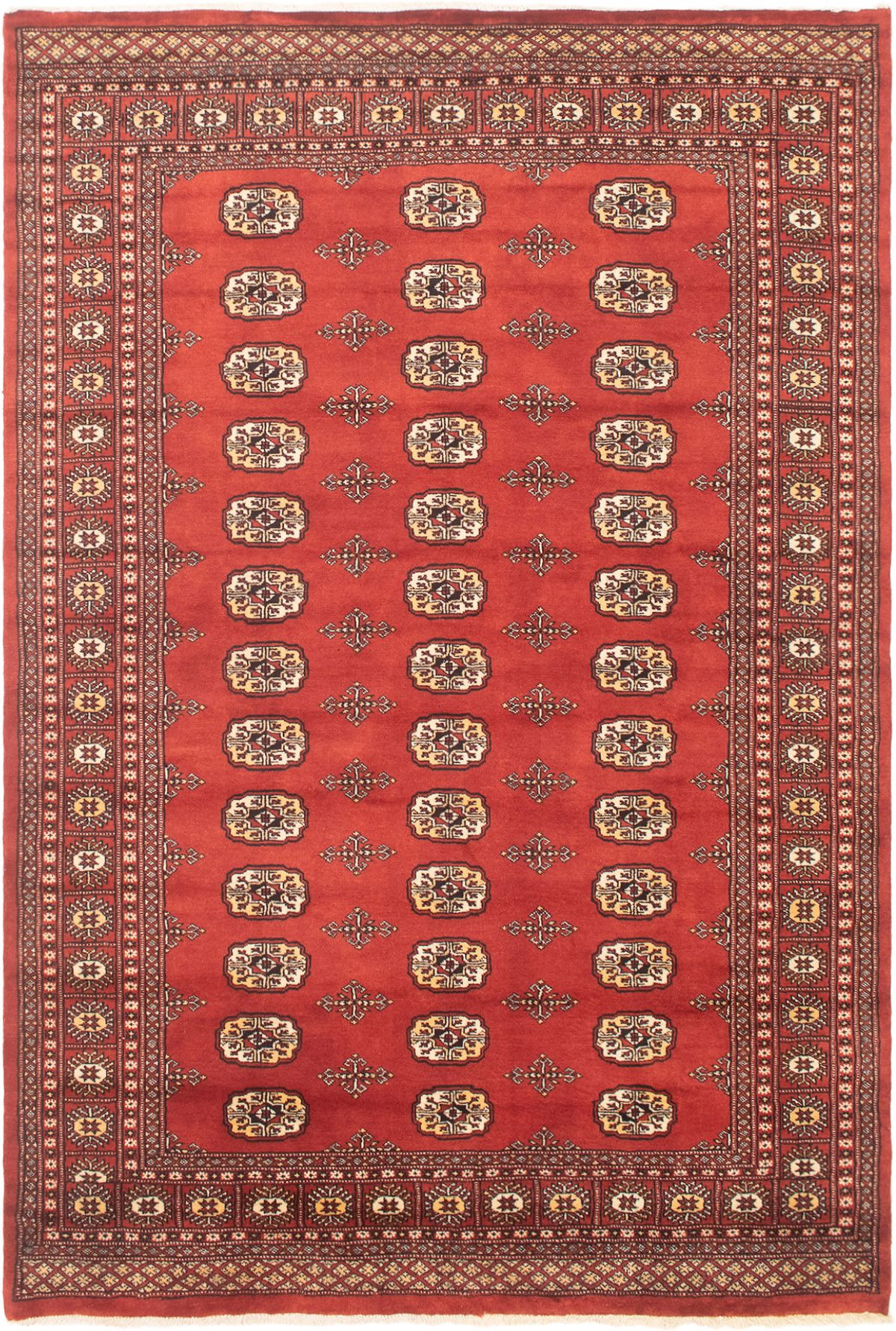 Hand-knotted Finest Peshawar Bokhara Dark Copper Wool Rug 5'11" x 8'9" Size: 5'11" x 8'9"  