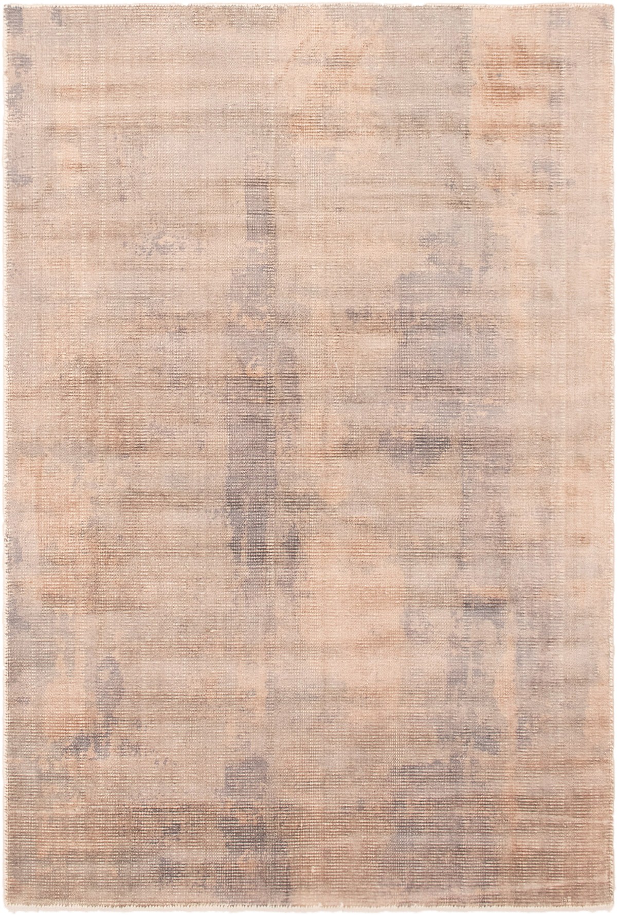 Hand-knotted Galleria Cream Viscose Rug 5'0" x 7'7" Size: 5'0" x 7'7"  