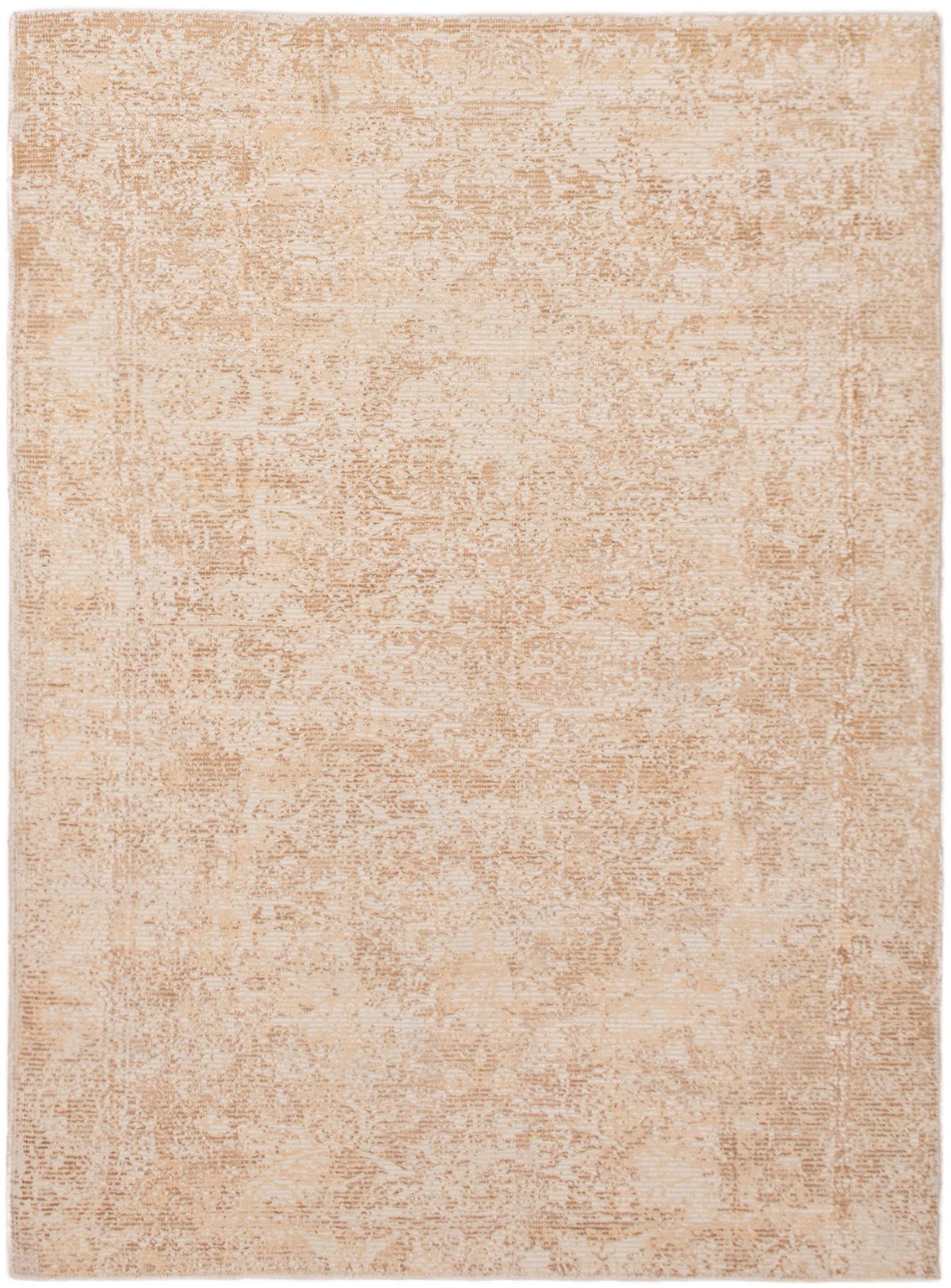 Hand-knotted Eternity Cream  Rug 5'0" x 7'7" Size: 5'0" x 7'7"  