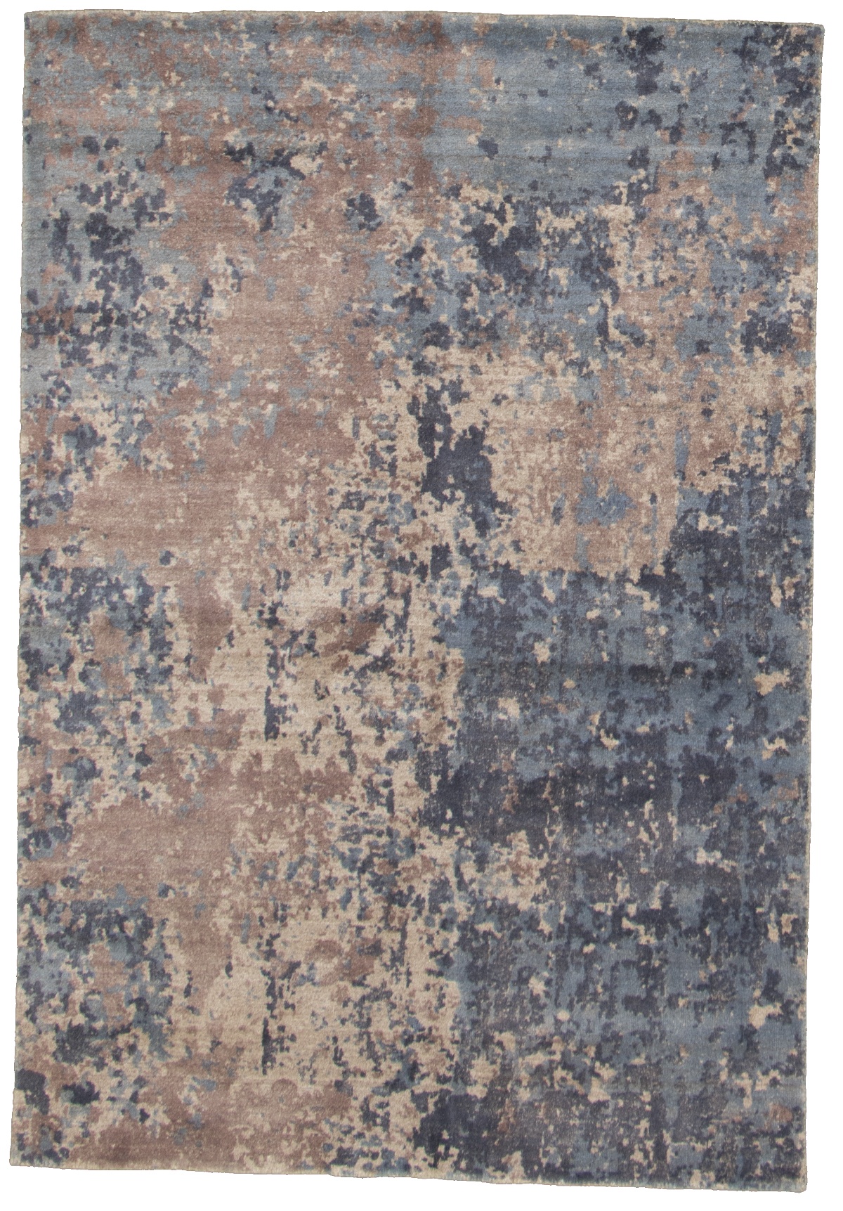 Hand loomed Galleria Brown Viscose Rug 4'10" x 7'2" Size: 4'10" x 7'2"  