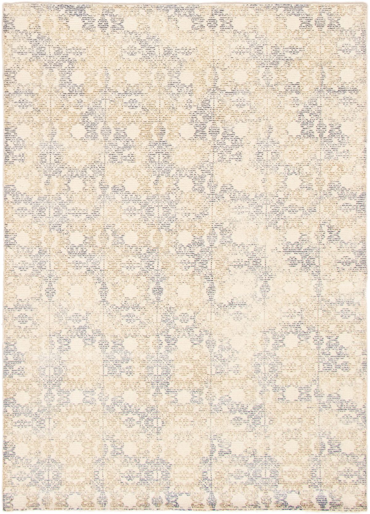 Hand-knotted Eternity Cream  Rug 5'4" x 7'6"  Size: 5'4" x 7'6"  