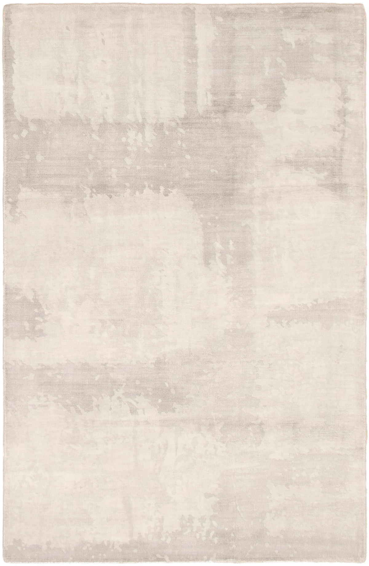 Hand loomed Galleria Ivory Viscose Rug 5'10" x 7'10" Size: 5'10" x 7'10"  