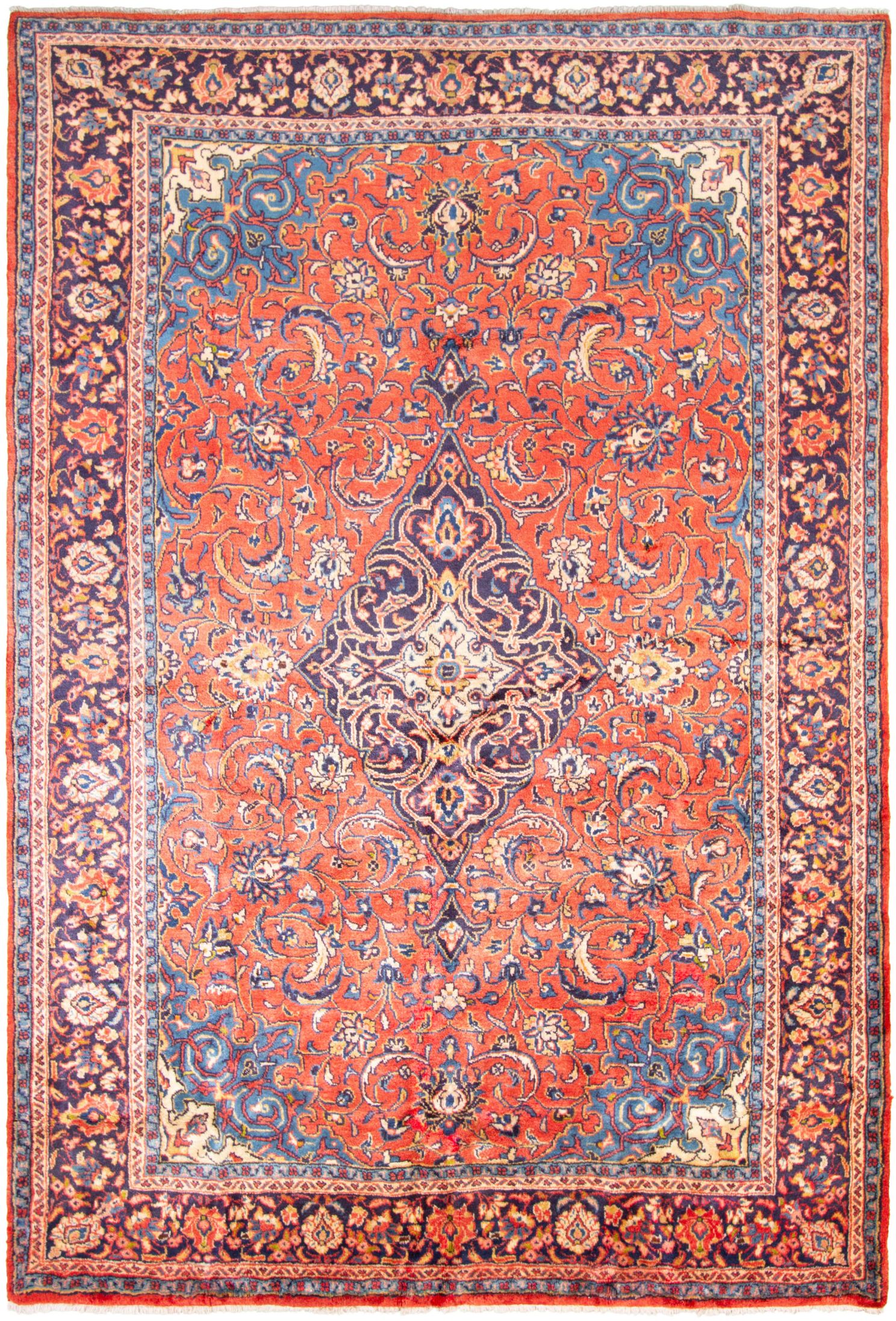 Hand-knotted Wiss  Wool Rug 7'9" x 11'4" Size: 7'9" x 11'4"  