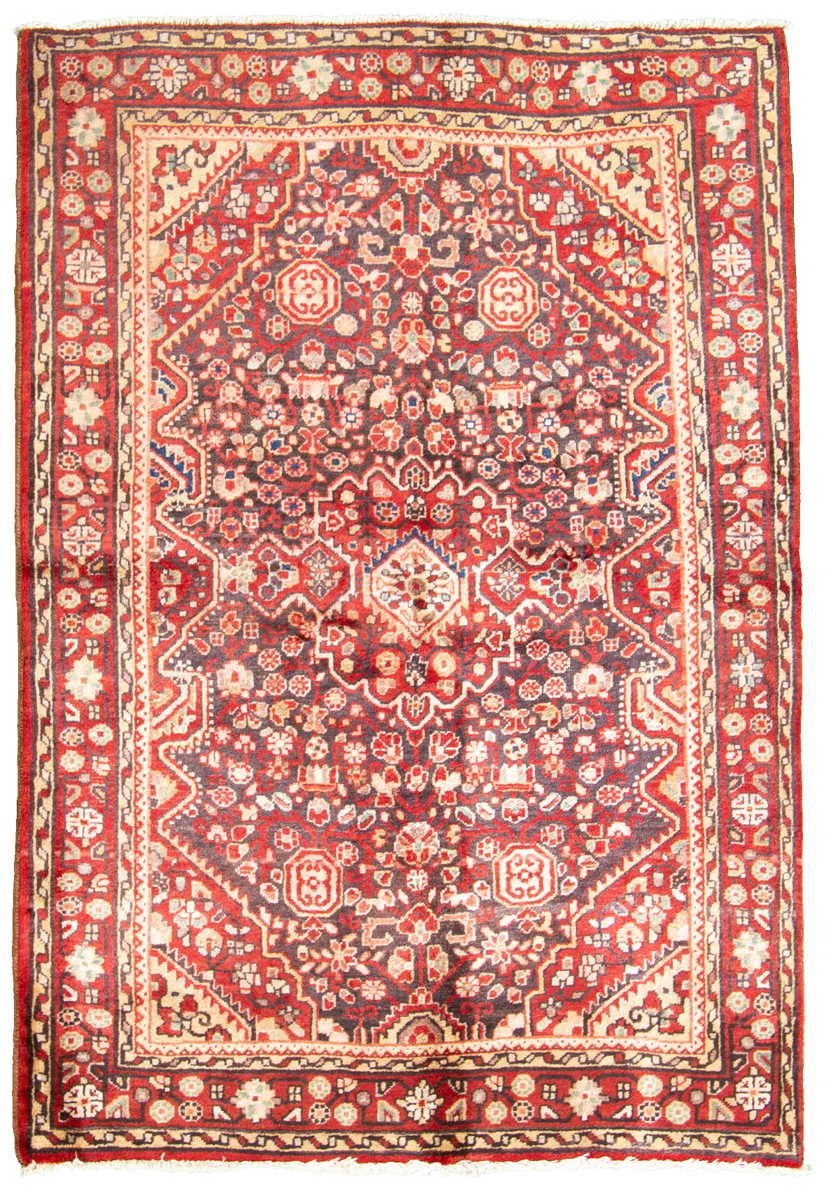 Hand-knotted Malayer  Wool Rug 3'7" x 5'3" Size: 3'7" x 5'3"  