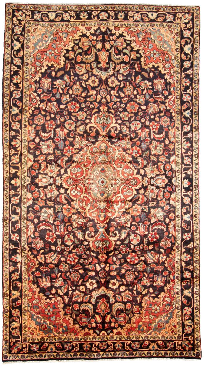 Hand-knotted Malayer  Wool Rug 5'10" x 10'7" Size: 5'10" x 10'7"  