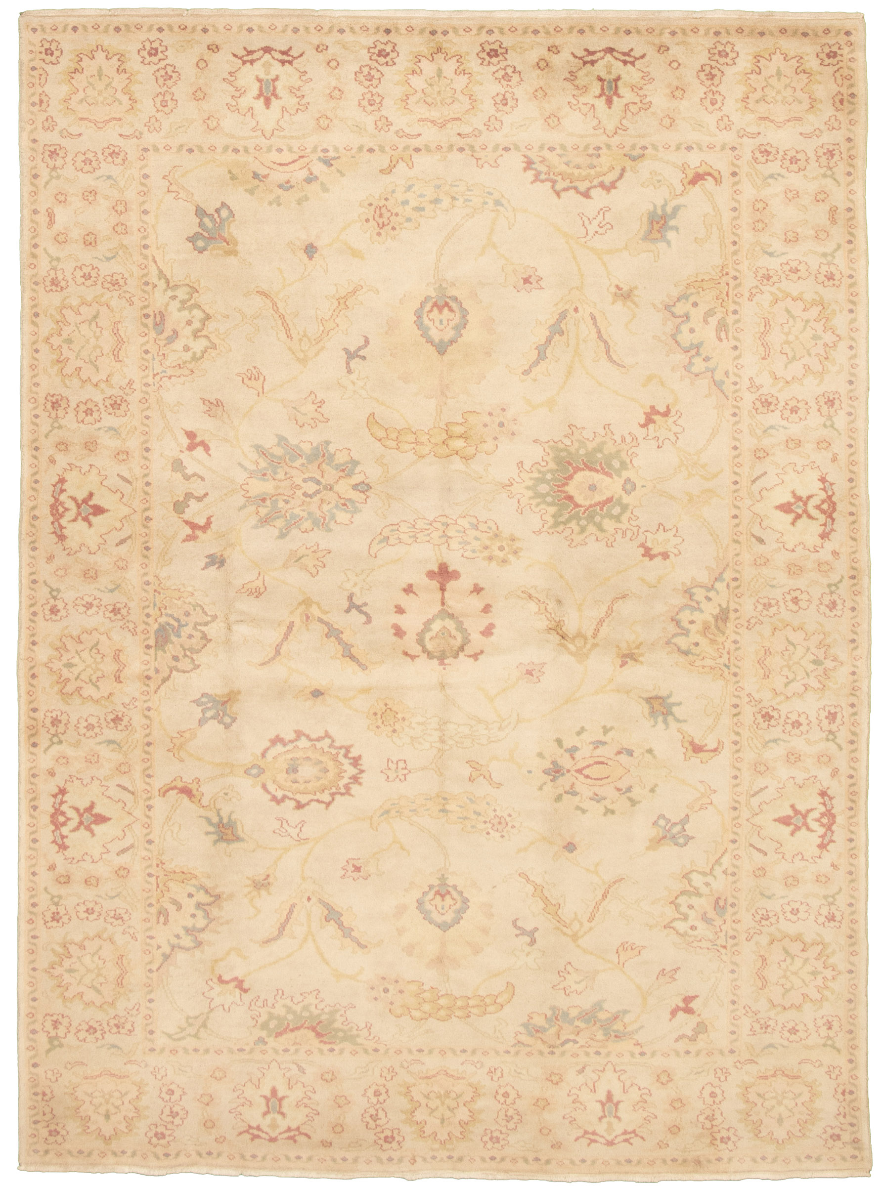 Hand-knotted Anatolian Authentic Geometric Wool Rug 6'0" x 8'6" Size: 6'0" x 8'6"  