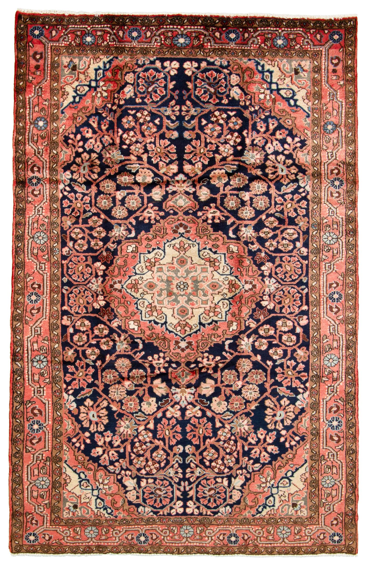 Hand-knotted Malayer  Wool Rug 4'10" x 7'7" Size: 4'10" x 7'7"  