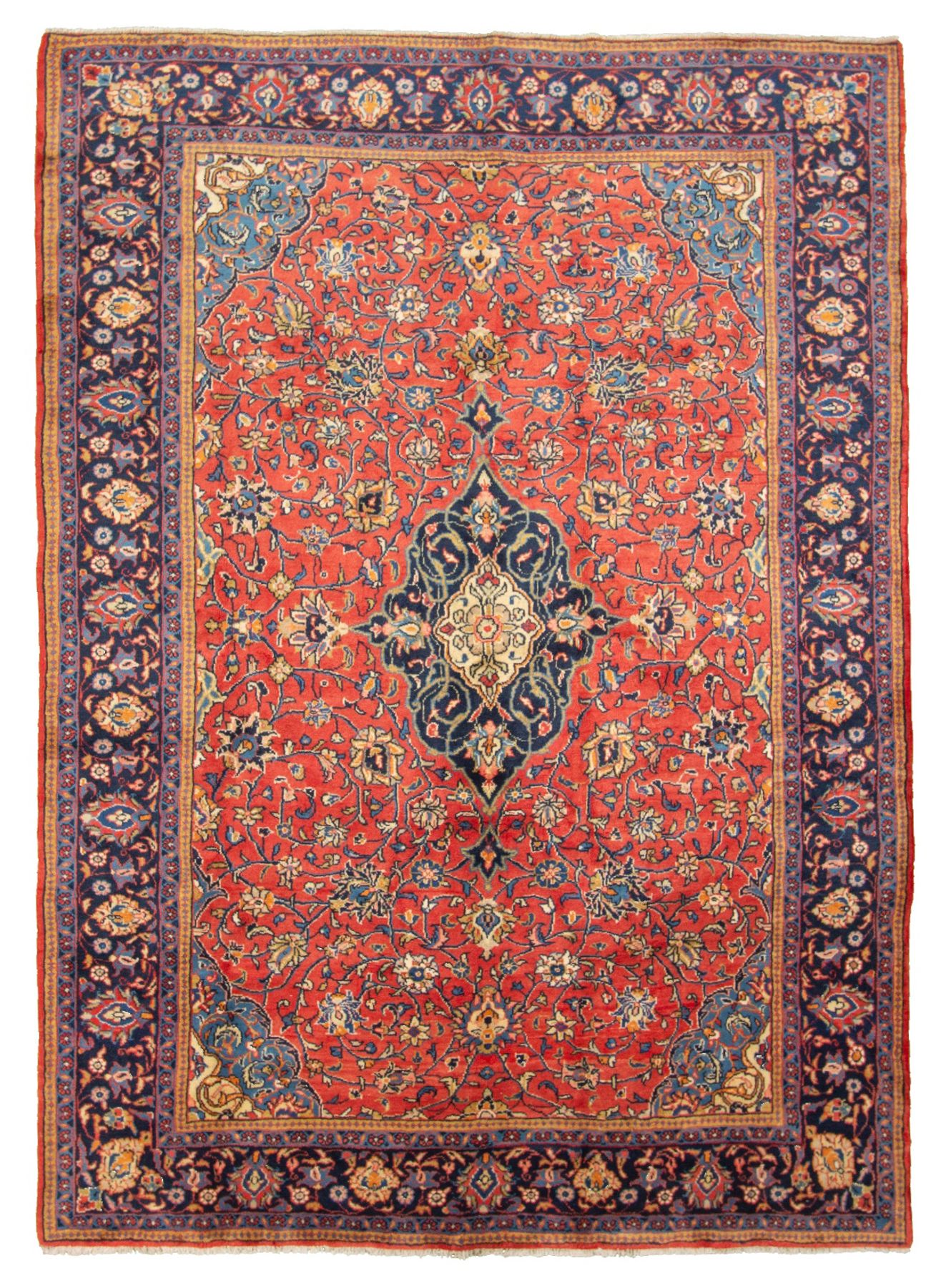 Hand-knotted Wiss  Wool Rug 8'6" x 11'8" Size: 8'6" x 11'8"  
