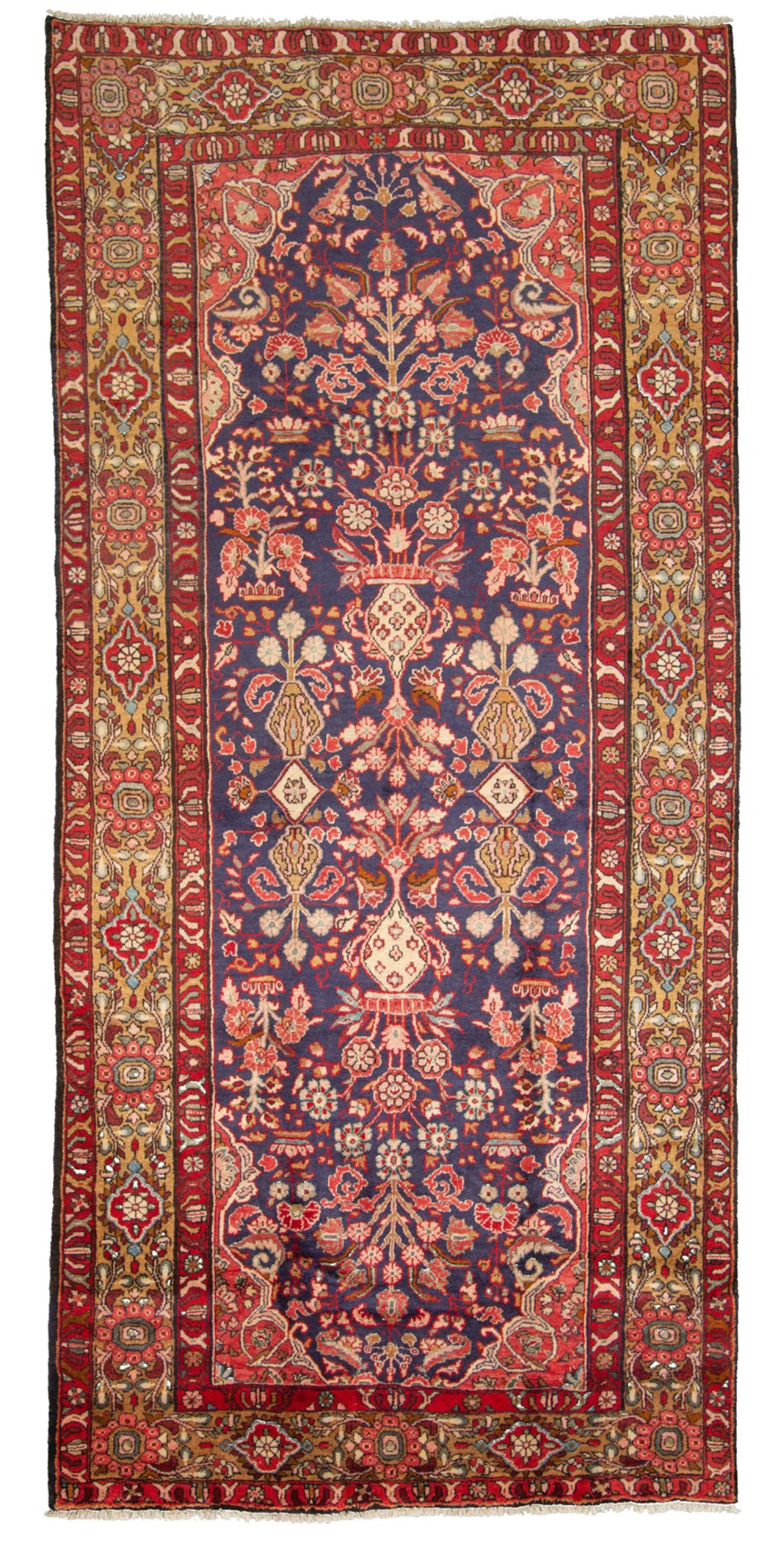 Hand-knotted Malayer  Wool Rug 5'6" x 11'3" Size: 5'6" x 11'3"  