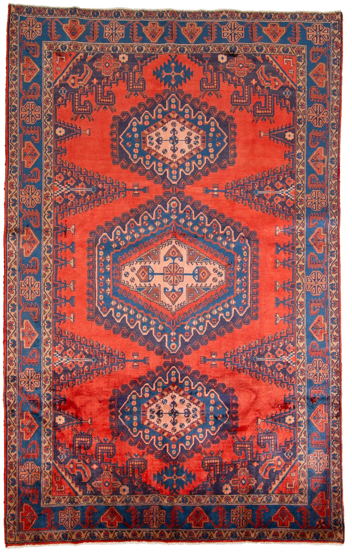 Hand-knotted Wiss  Wool Rug 6'10" x 10'9" Size: 6'10" x 10'9"  