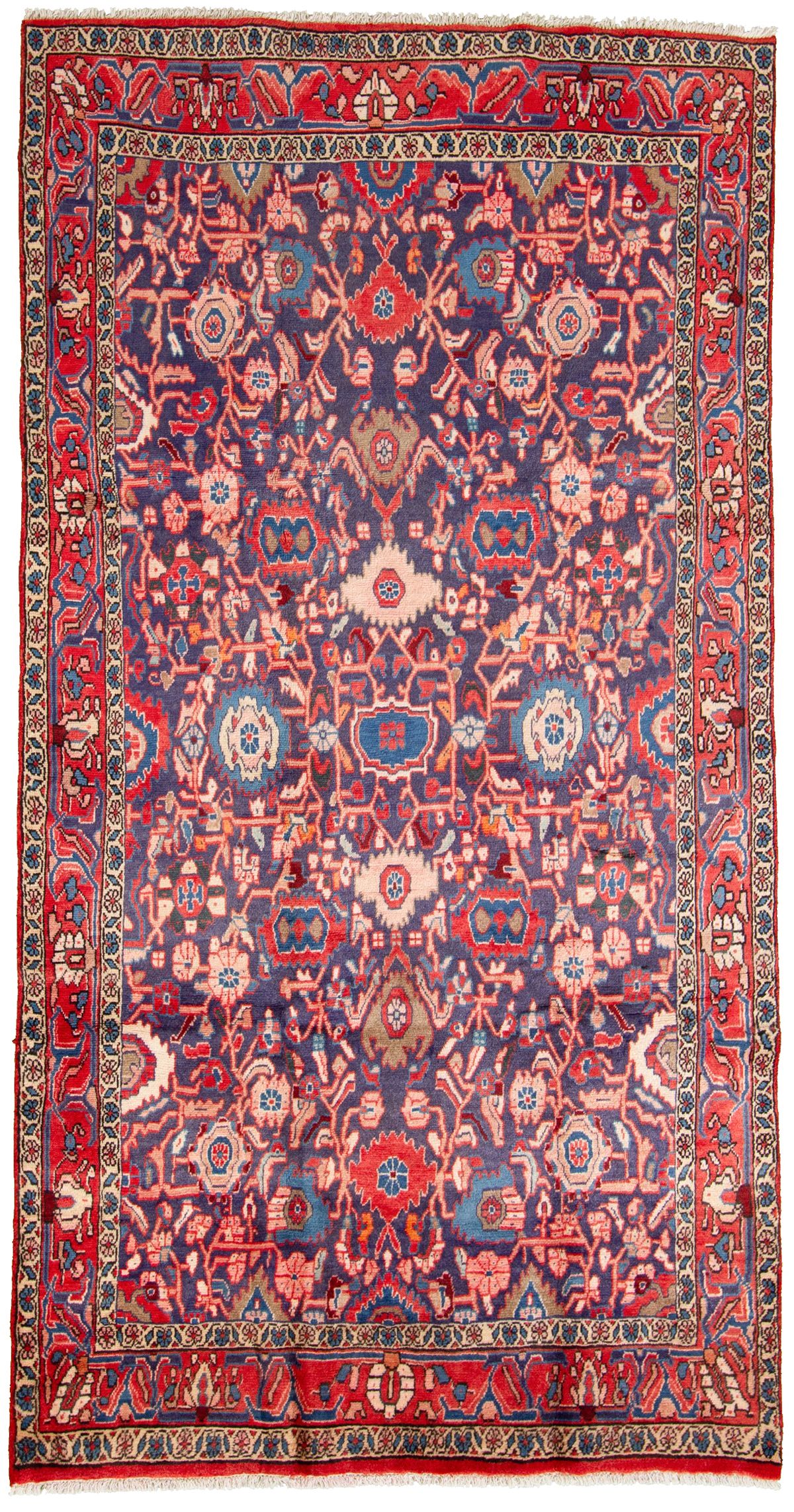 Hand-knotted Malayer  Wool Rug 4'10" x 9'3" Size: 4'10" x 9'3"  