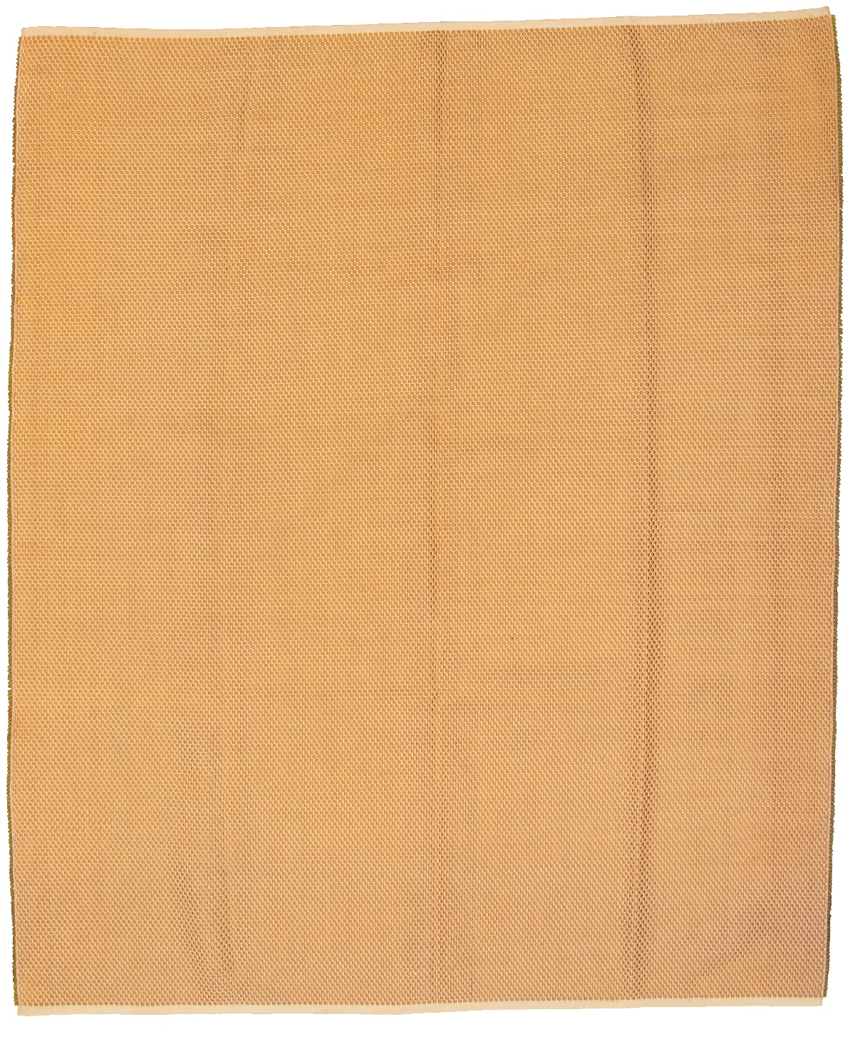 Handmade Honeycomb III Light Orange Cotton/Polyester Rug 8'1" x 9'9" Size: 8'1" x 9'9"  