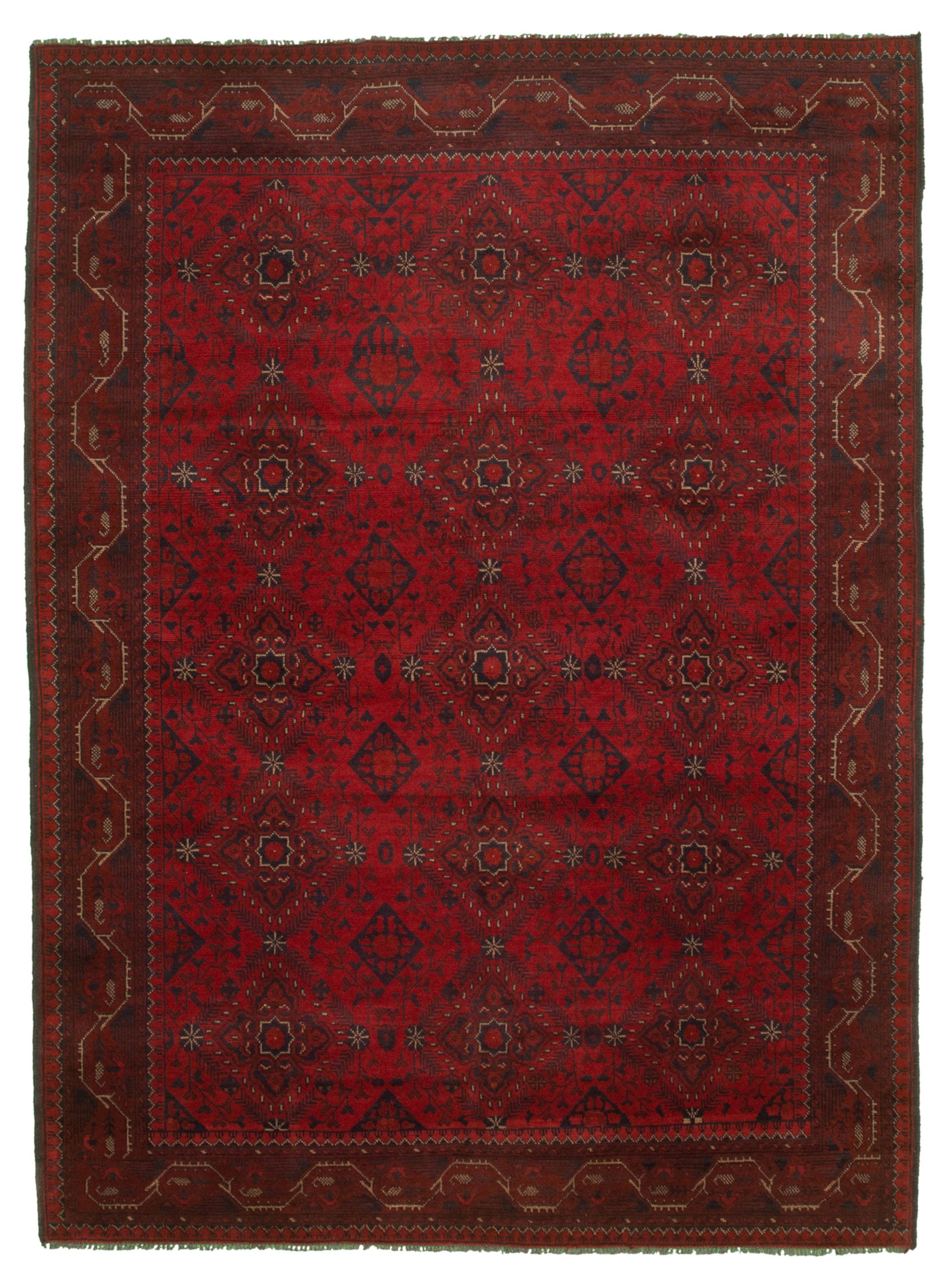 Hand-knotted Finest Khal Mohammadi Red  Rug 5'9" x 7'9" Size: 5'9" x 7'9"  