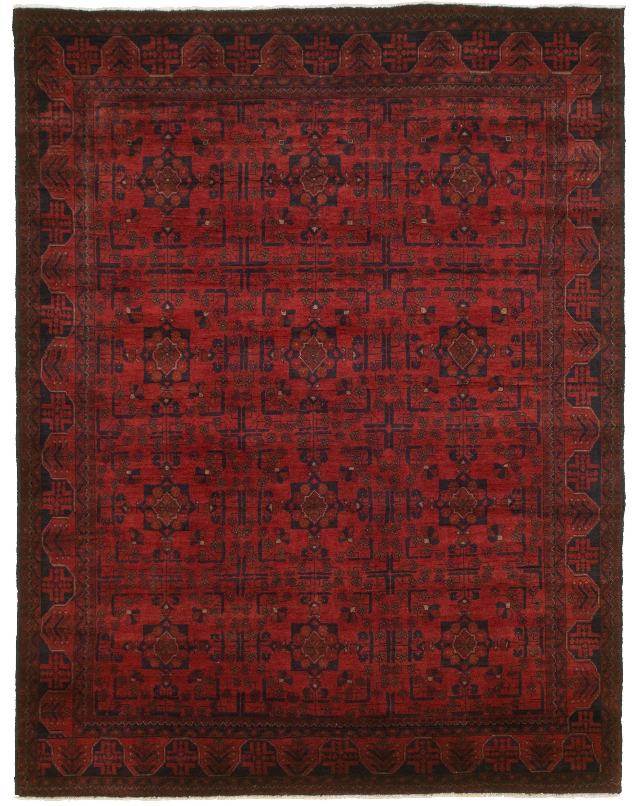 Hand-knotted Finest Khal Mohammadi Red  Rug 5'10" x 7'7"  Size: 5'10" x 7'7"  