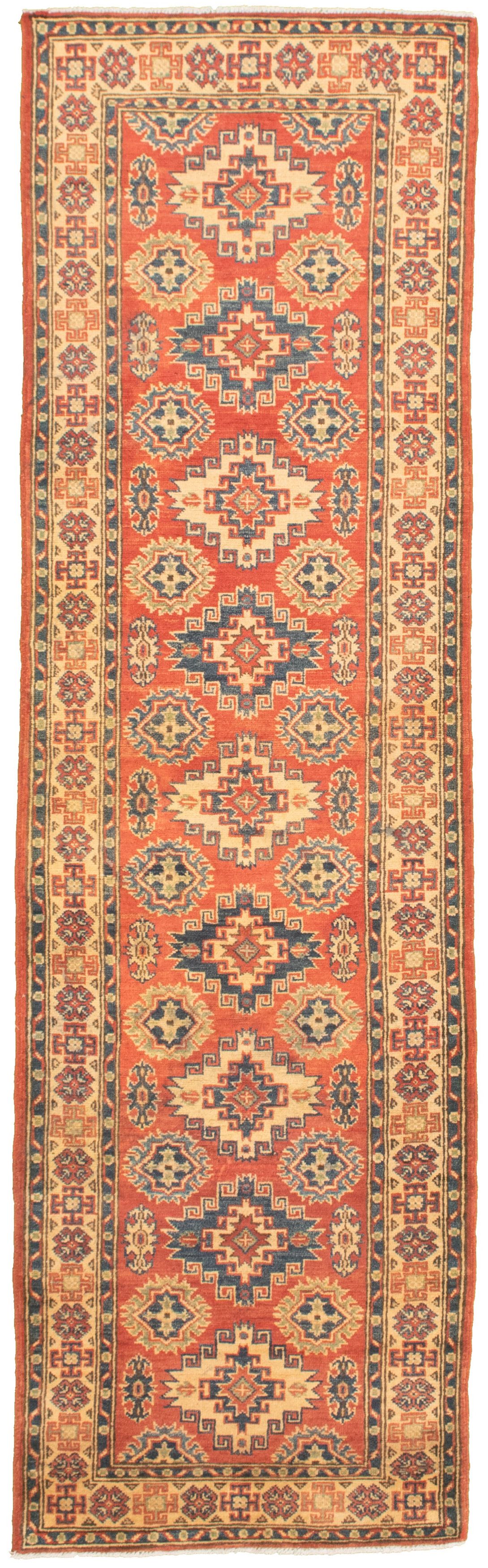Hand-knotted Finest Gazni Red  Rug 2'8" x 9'3" Size: 2'8" x 9'3"  