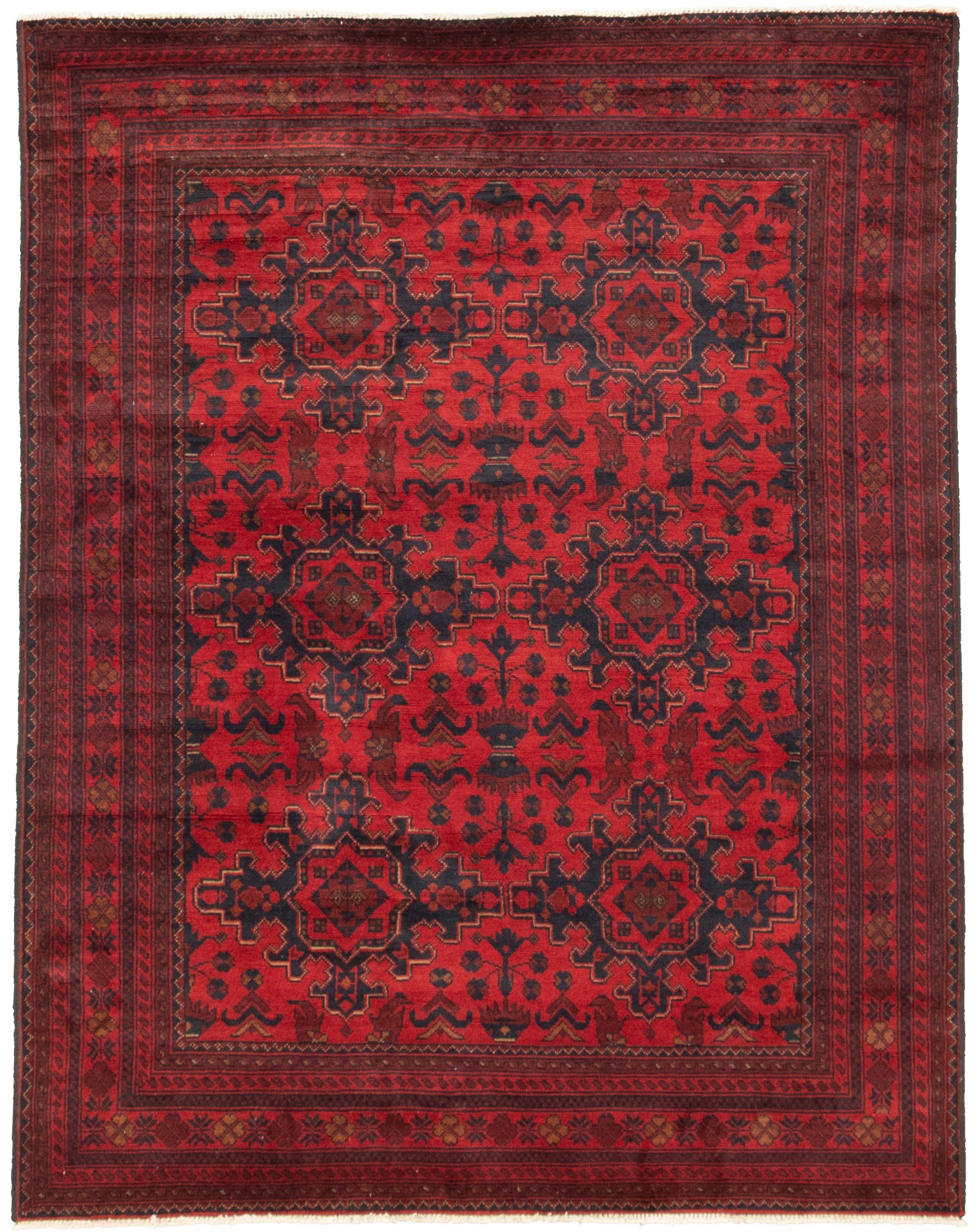 Hand-knotted Finest Khal Mohammadi Red  Rug 5'1" x 6'7" Size: 5'1" x 6'7"  