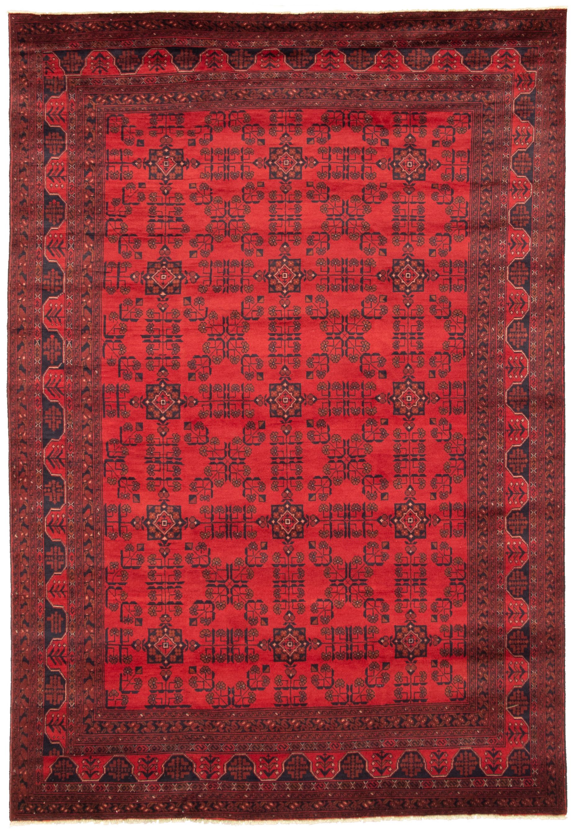 Hand-knotted Finest Khal Mohammadi Red  Rug 6'8" x 9'9" Size: 6'8" x 9'9"  