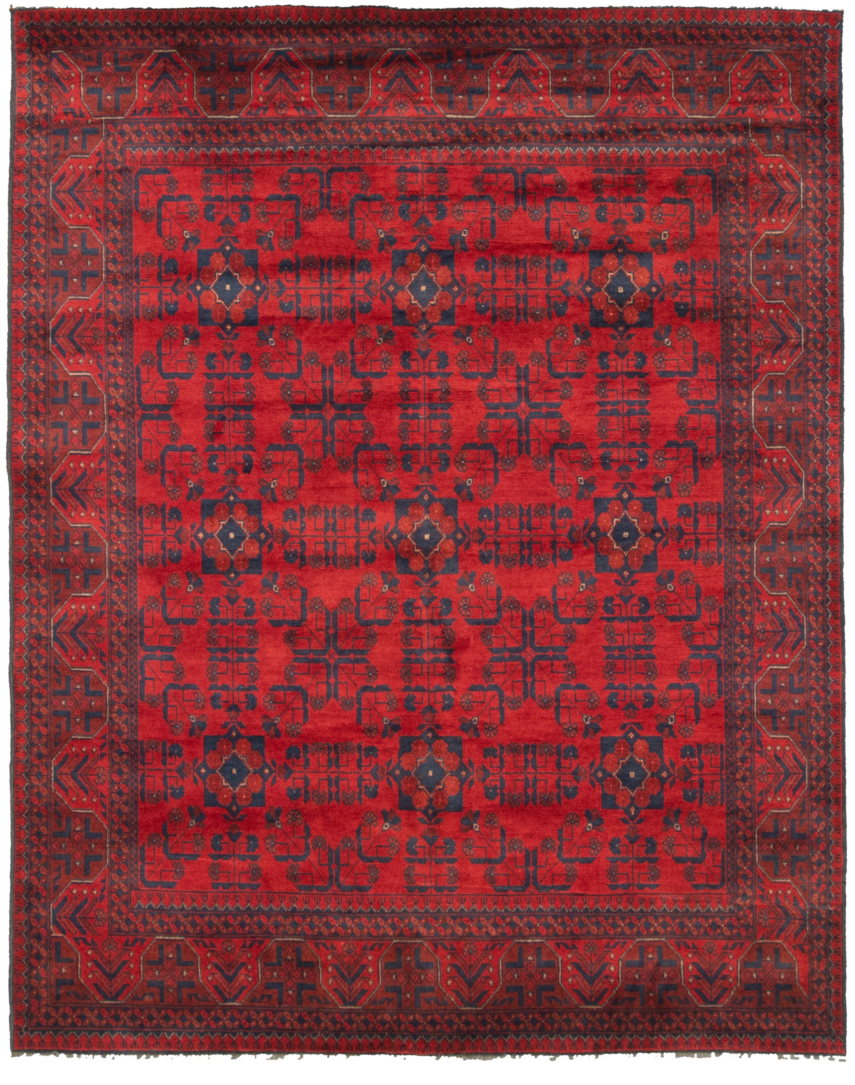 Hand-knotted Finest Khal Mohammadi Red  Rug 5'9" x 7'5"  Size: 5'9" x 7'5"  