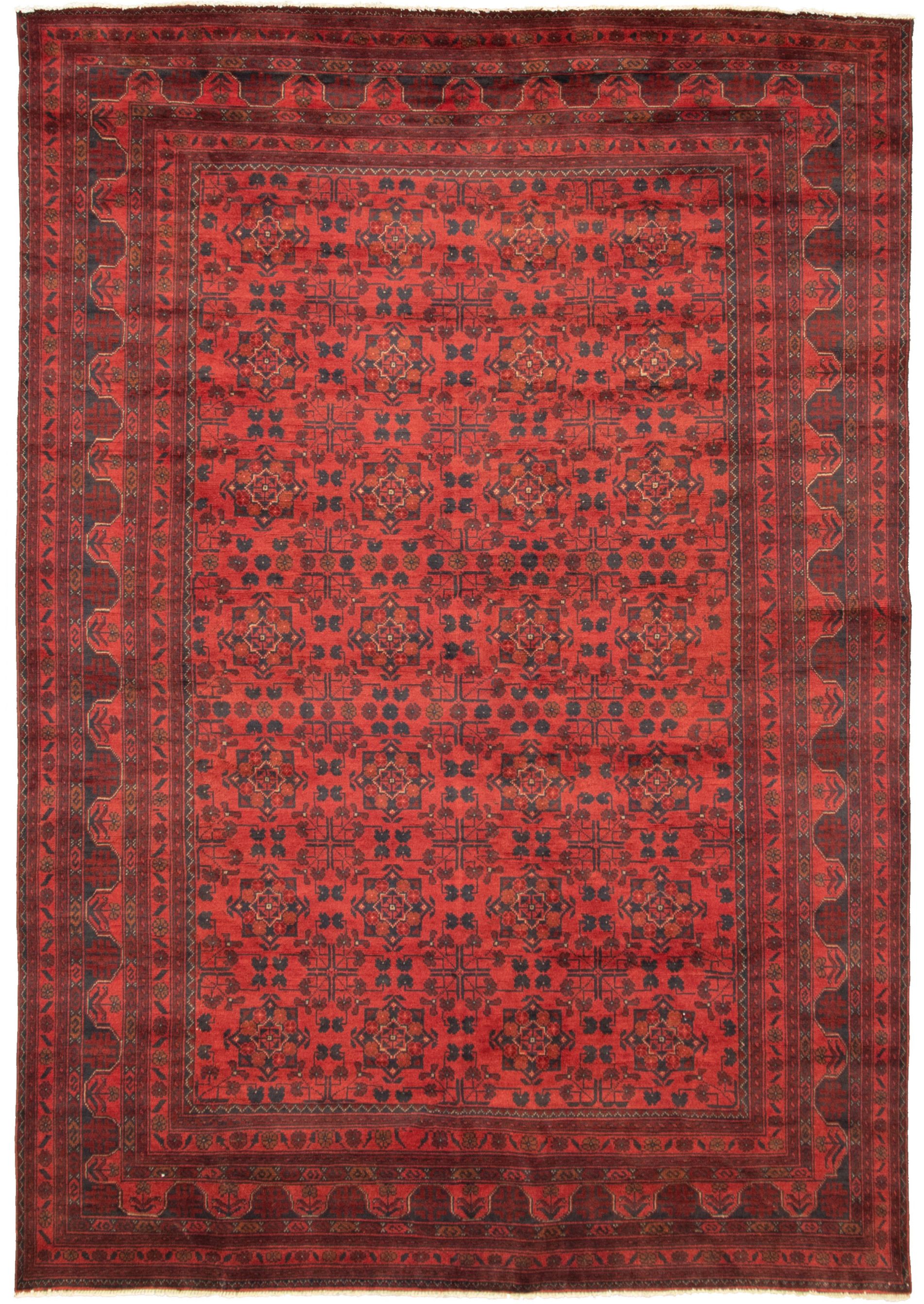 Hand-knotted Finest Khal Mohammadi Red  Rug 6'9" x 9'8"  Size: 6'9" x 9'8"  