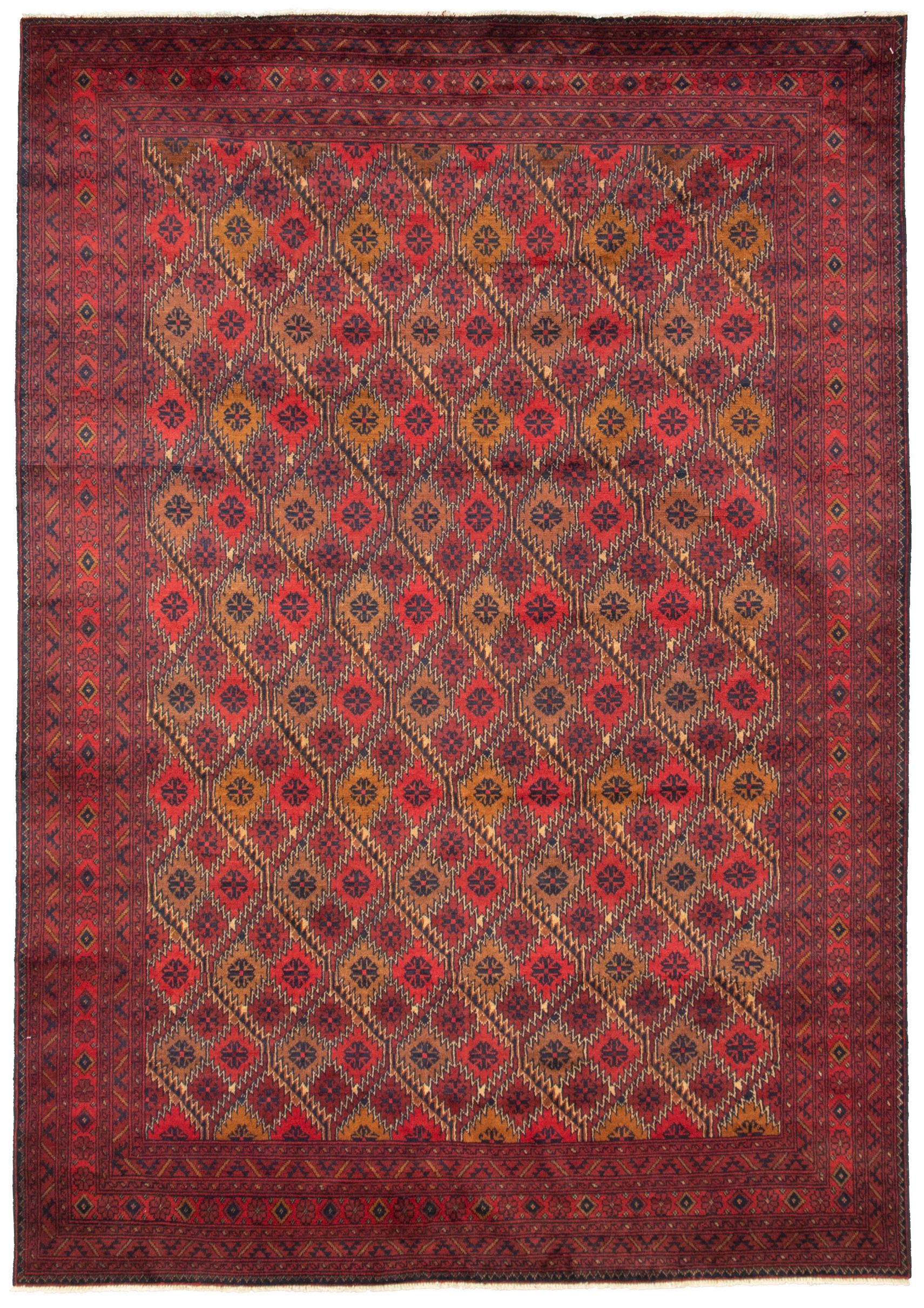 Hand-knotted Finest Khal Mohammadi Red  Rug 6'8" x 9'8"  Size: 6'8" x 9'8"  
