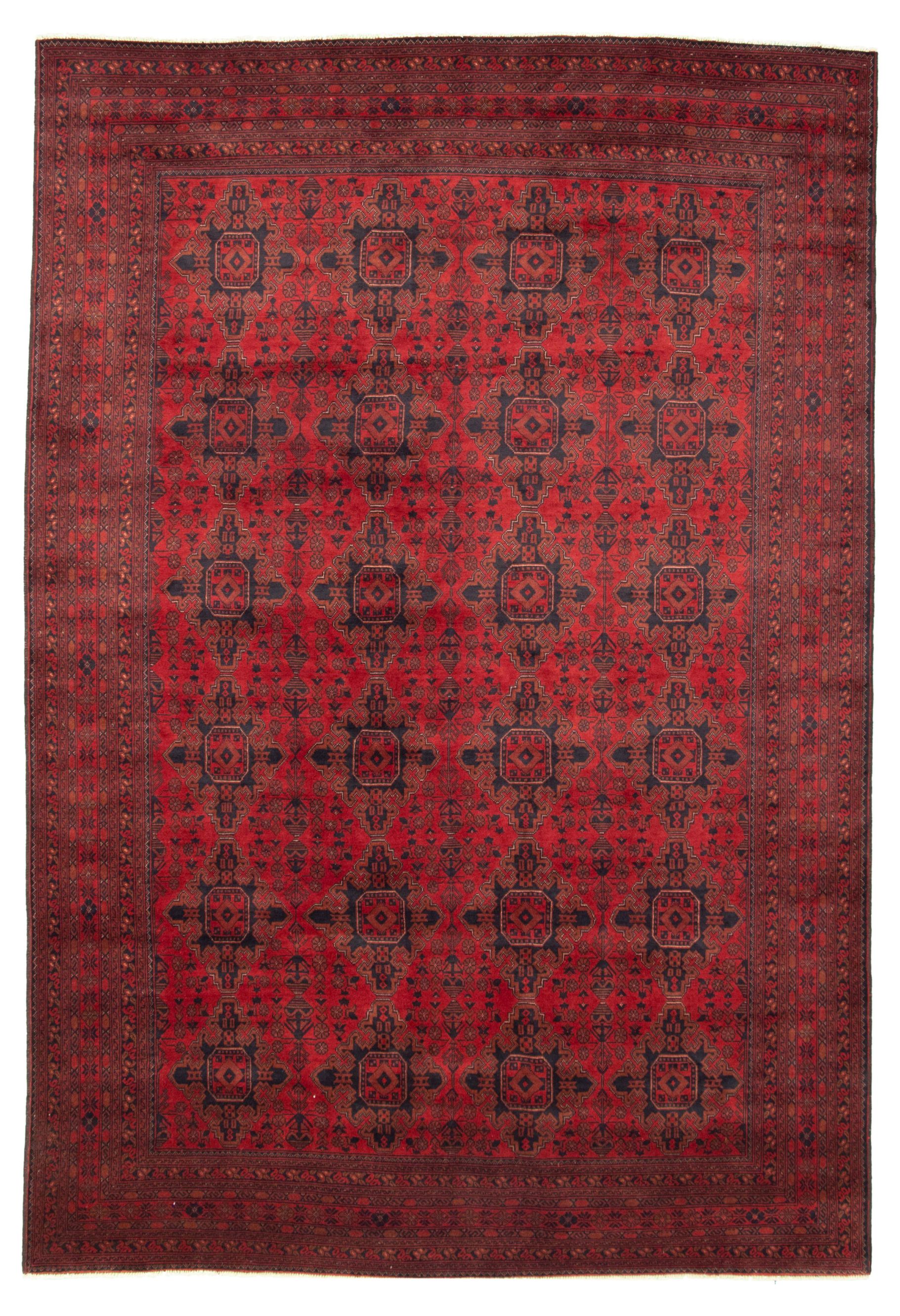 Hand-knotted Finest Khal Mohammadi Red  Rug 8'0" x 11'7" Size: 8'0" x 11'7"  