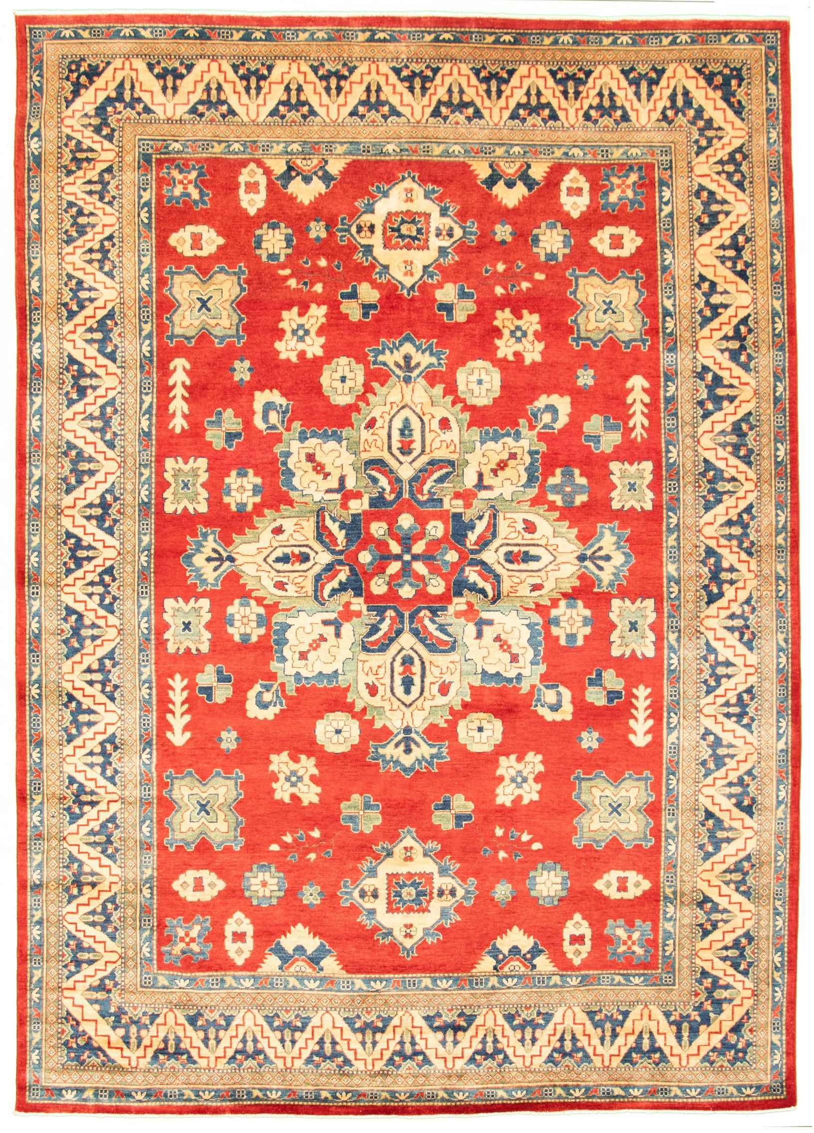 Hand-knotted Finest Gazni Red  Rug 8'3" x 11'8" Size: 8'3" x 11'8"  