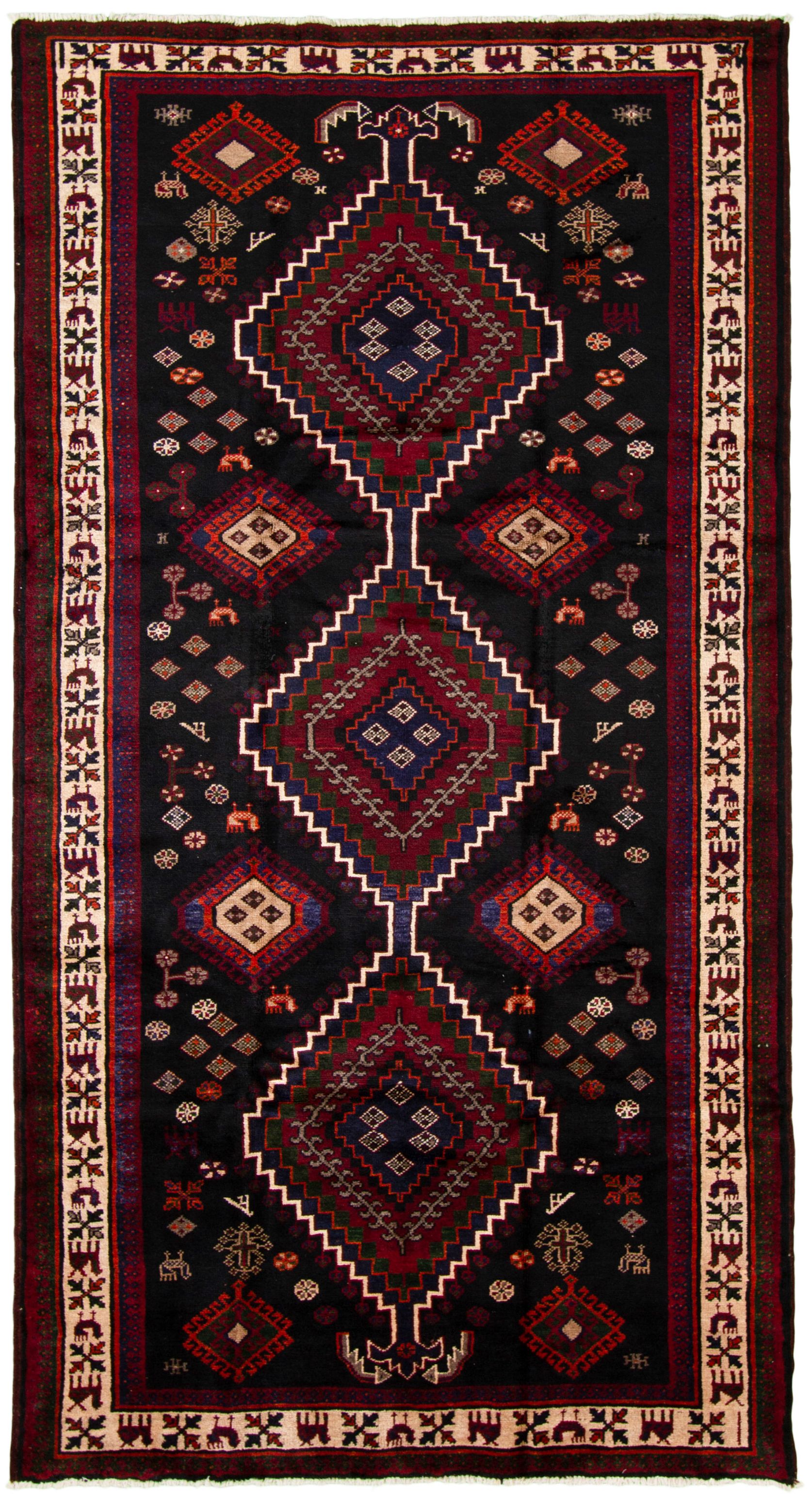 Hand-knotted Roodbar  Wool Rug 5'3" x 9'4" Size: 5'3" x 9'4"  