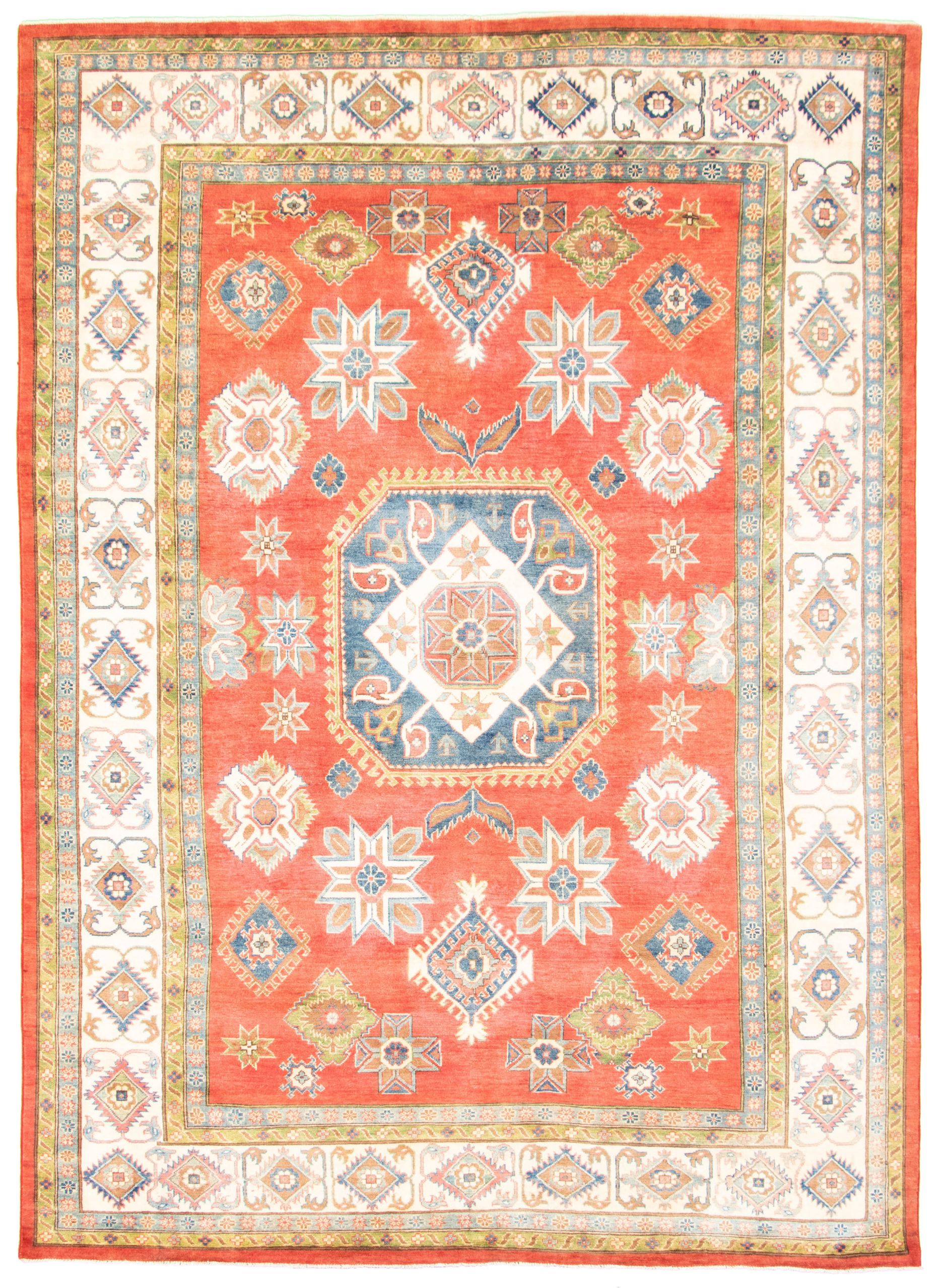Hand-knotted Finest Gazni Red  Rug 8'9" x 12'0" Size: 8'9" x 12'0"  