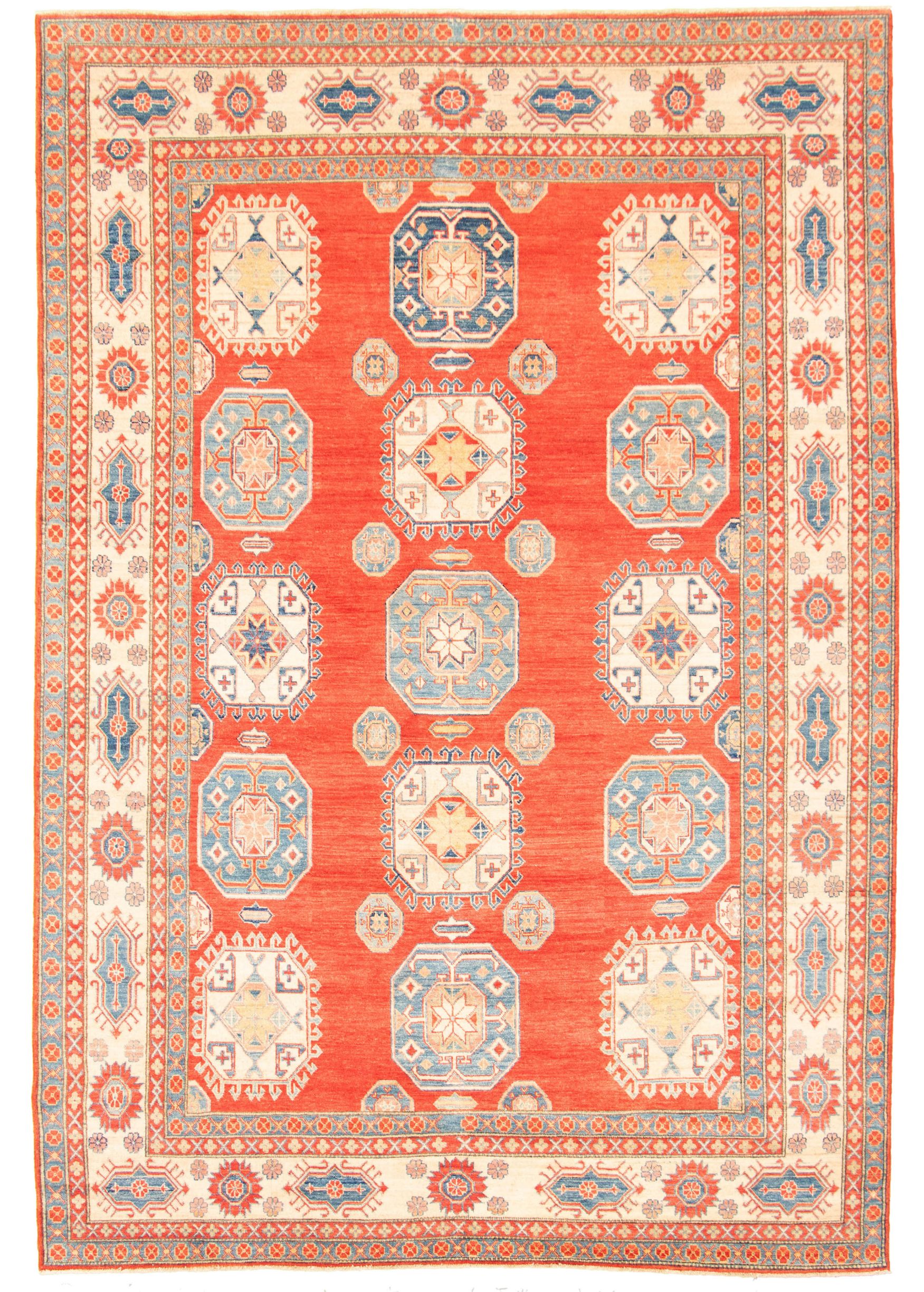 Hand-knotted Finest Gazni Red  Rug 8'2" x 11'9" Size: 8'2" x 11'9"  