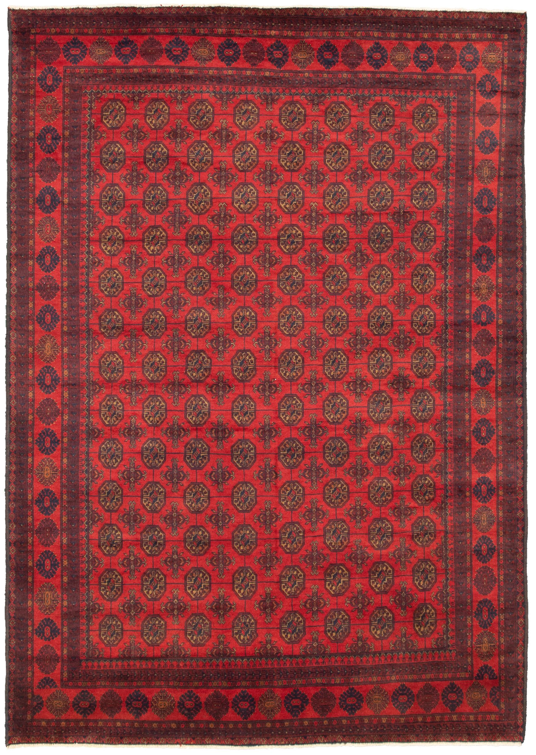 Hand-knotted Finest Khal Mohammadi Red  Rug 7'3" x 9'5" Size: 7'3" x 9'5"  