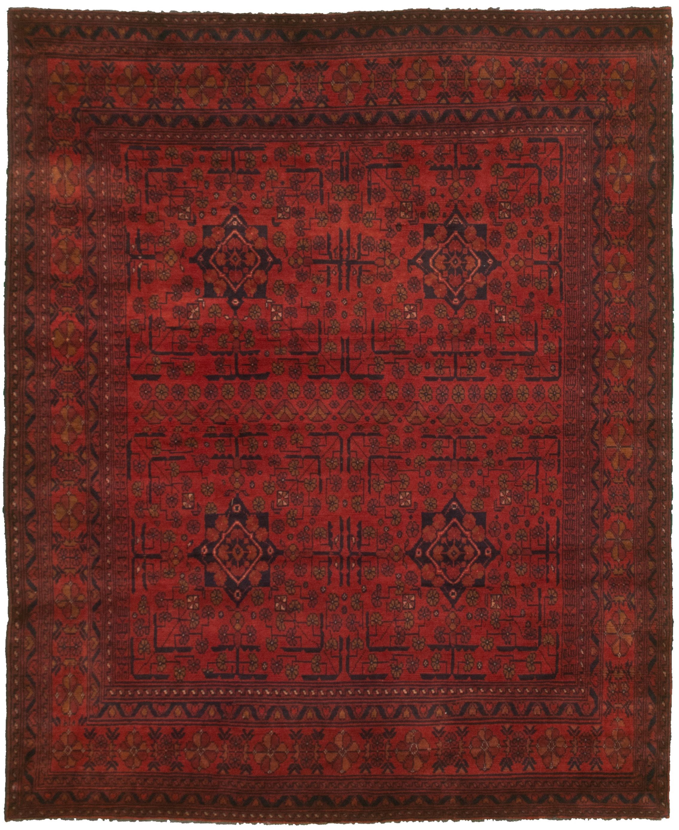 Hand-knotted Finest Khal Mohammadi Red  Rug 5'2" x 6'4" Size: 5'2" x 6'4"  