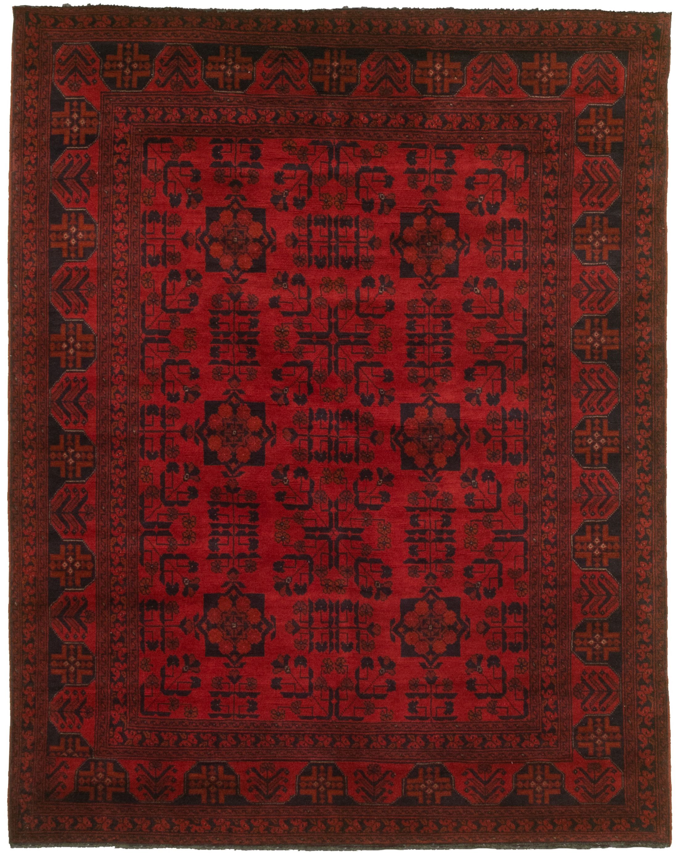 Hand-knotted Finest Khal Mohammadi Red  Rug 5'0" x 6'5"  Size: 5'0" x 6'5"  