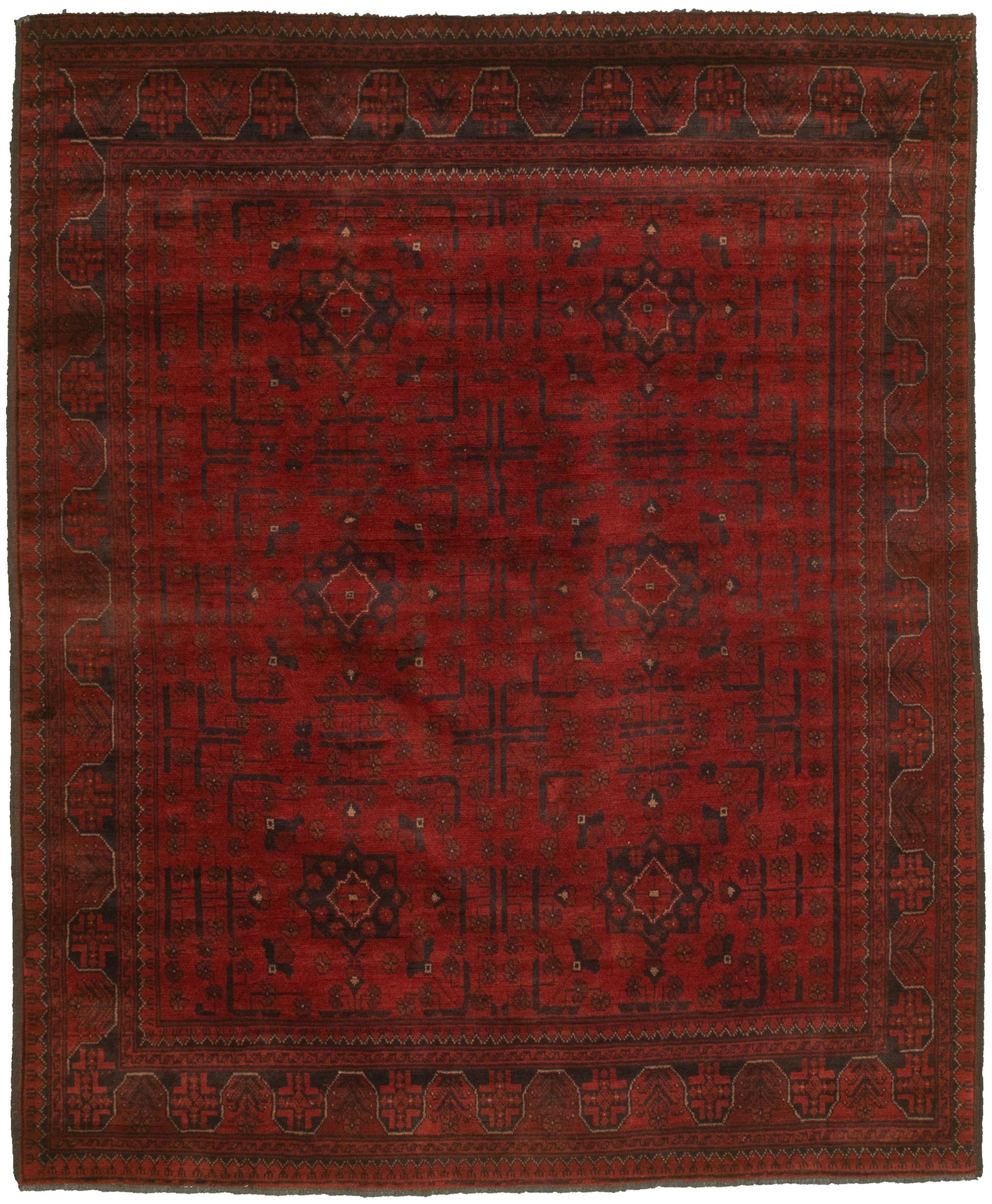 Hand-knotted Finest Khal Mohammadi Red  Rug 5'2" x 6'4"  Size: 5'2" x 6'4"  