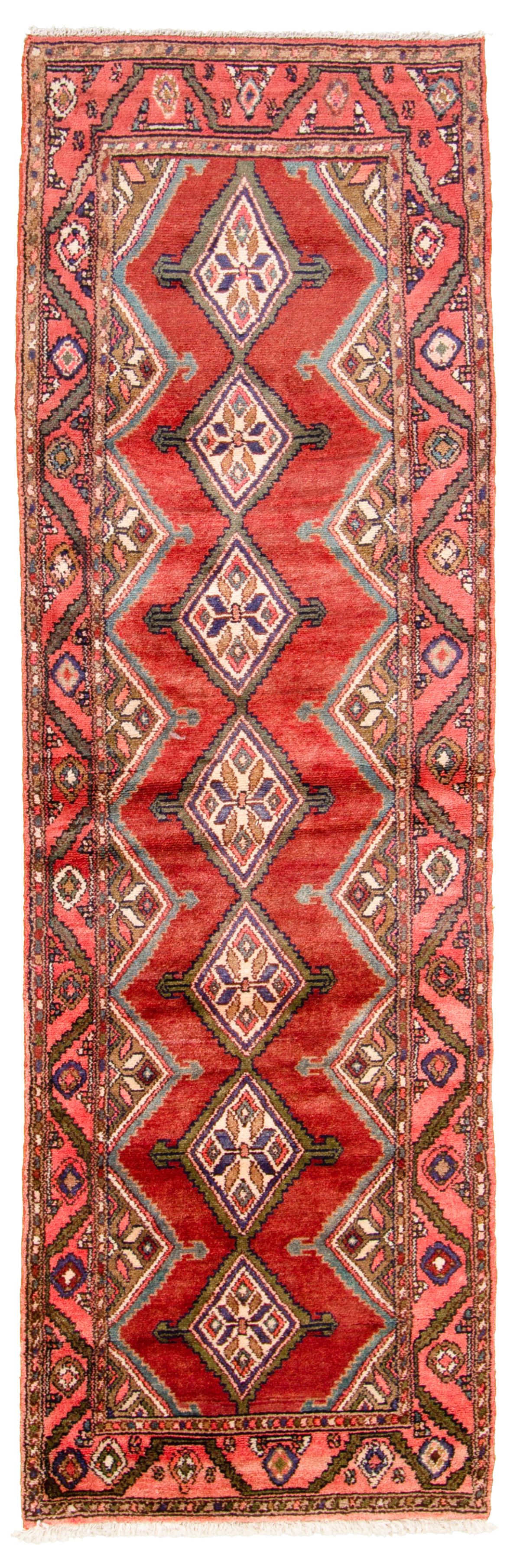 Hand-knotted Hamadan  Wool Rug 2'9" x 9'4"  Size: 2'9" x 9'4"  