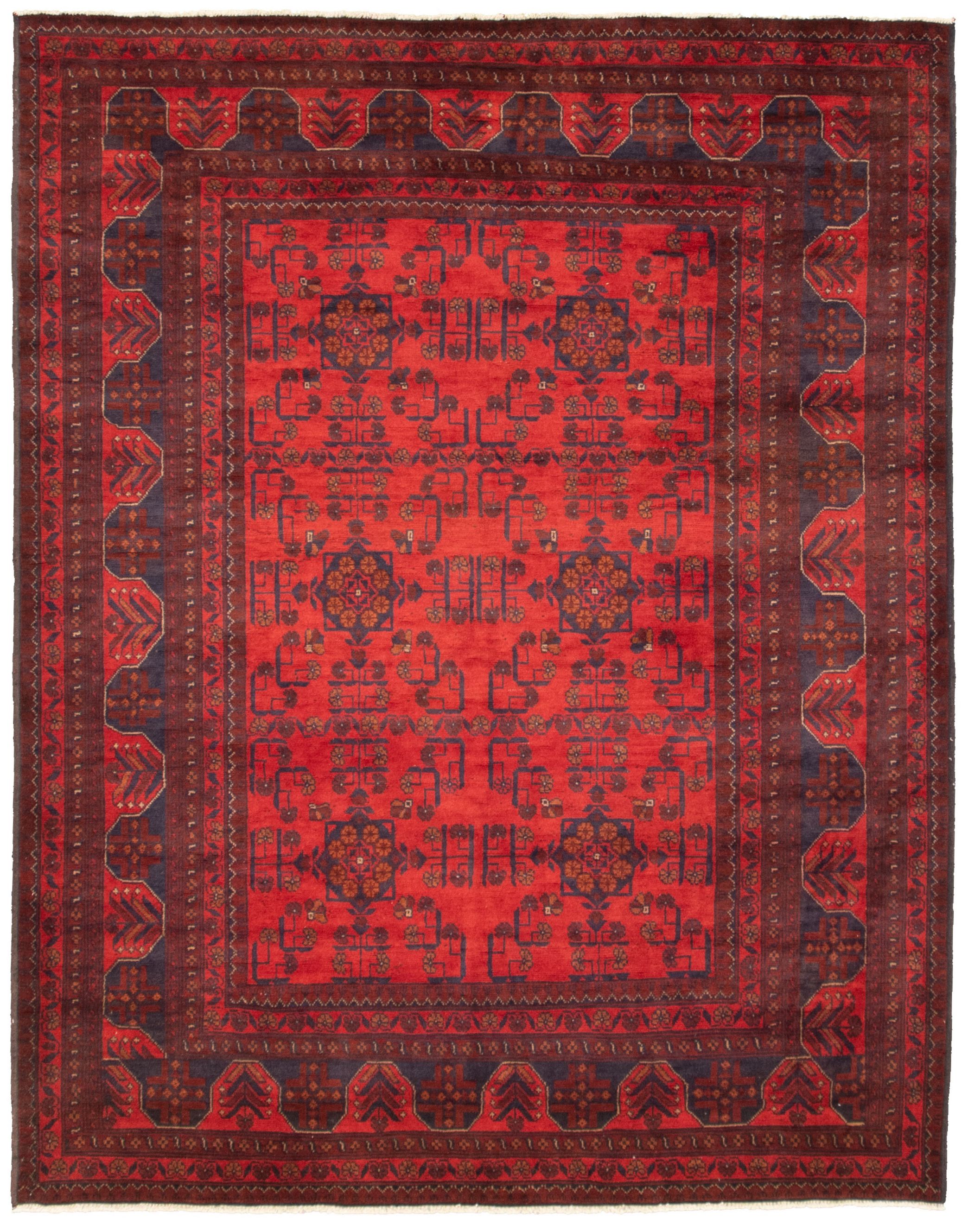 Hand-knotted Finest Khal Mohammadi Red  Rug 5'11" x 7'7"  Size: 5'11" x 7'7"  