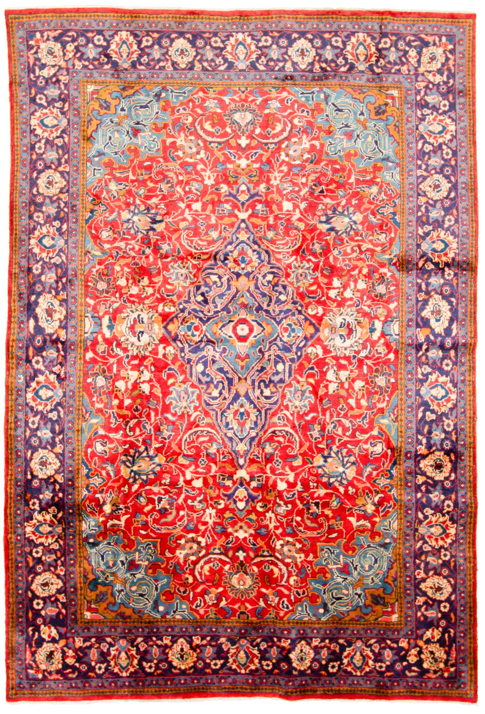 Hand-knotted Wiss  Wool Rug 7'8" x 11'8"  Size: 7'8" x 11'8"  