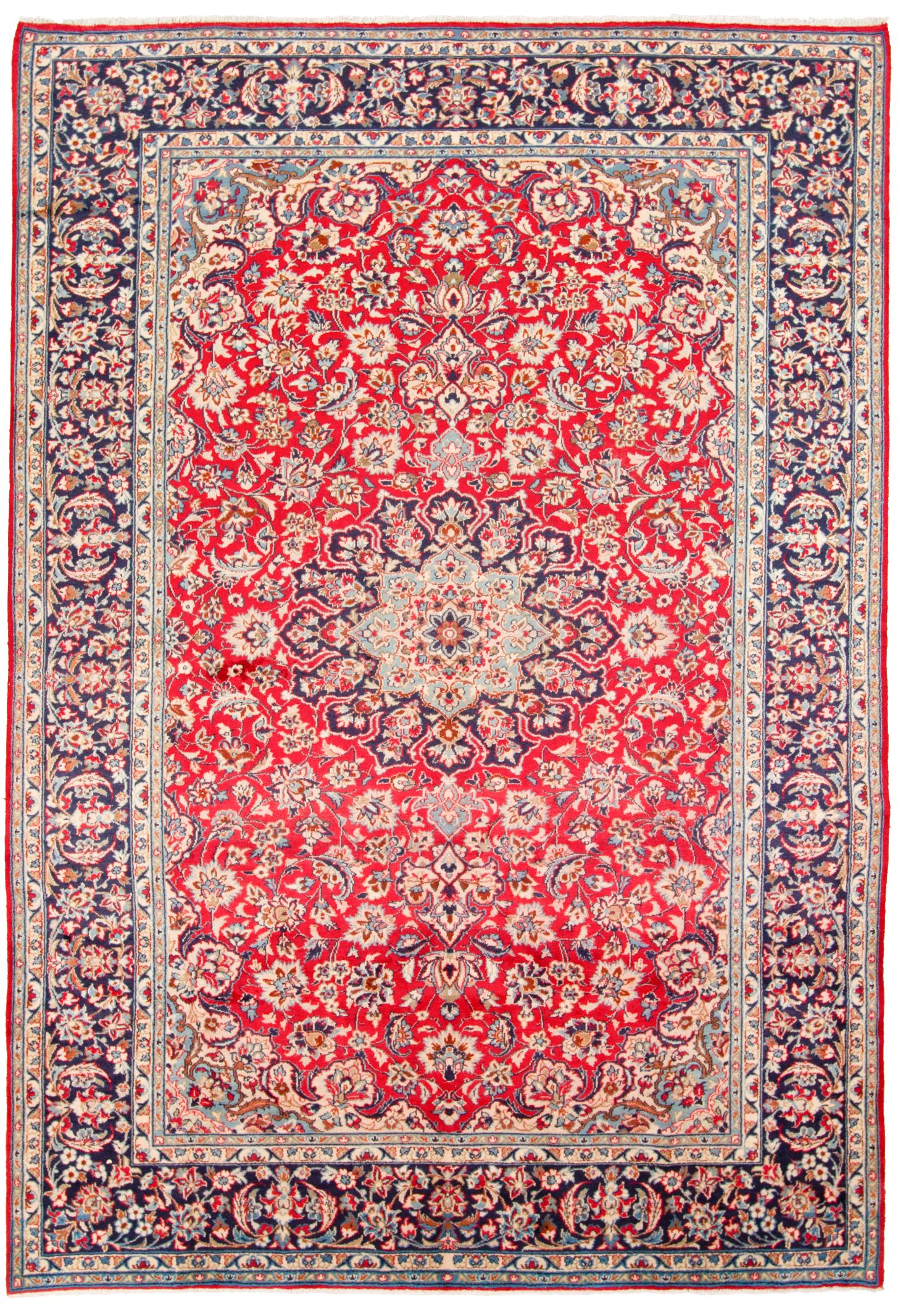 Hand-knotted Najafabad  Wool Rug 8'5" x 12'4"  Size: 8'5" x 12'4"  