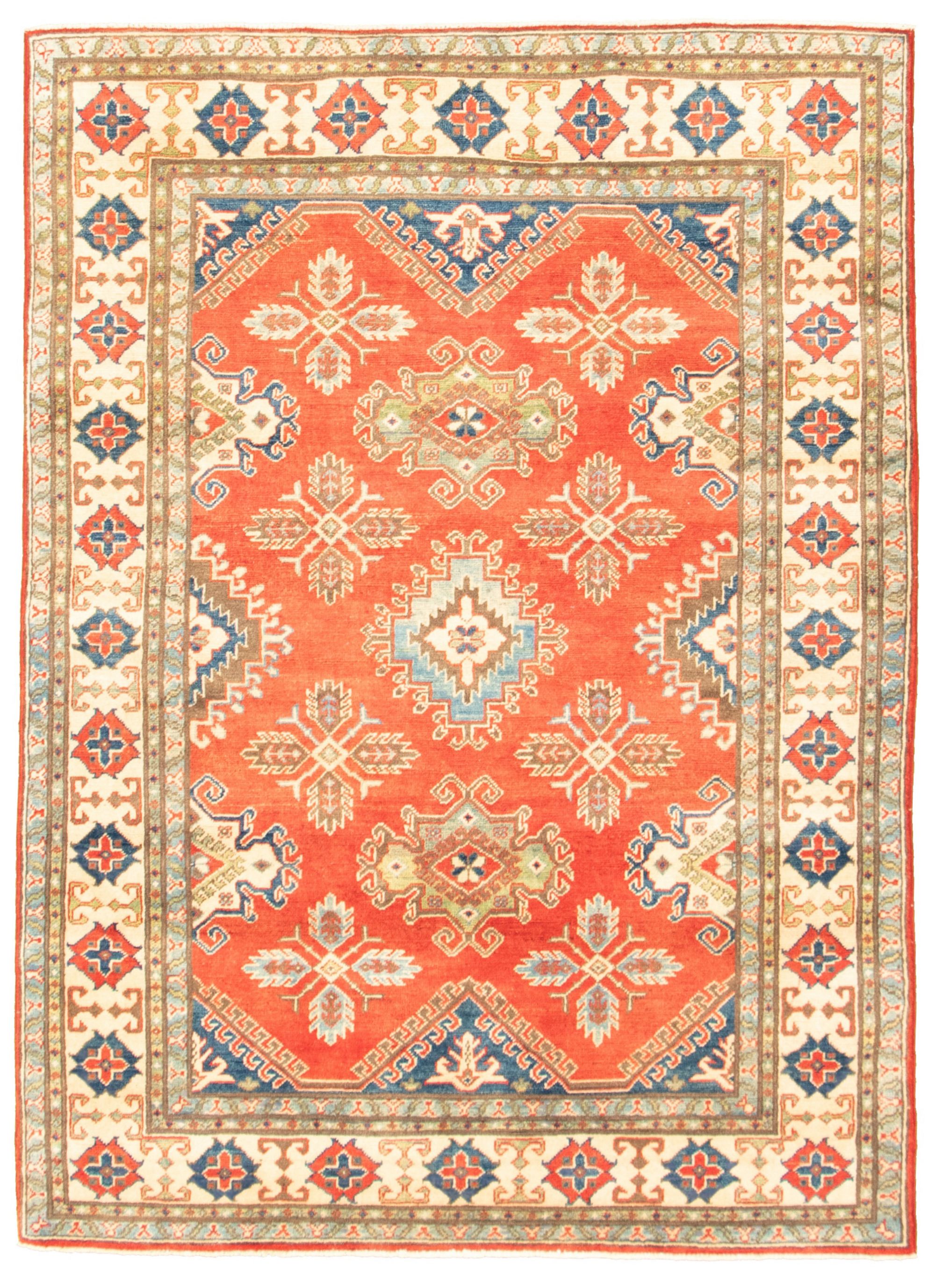 Hand-knotted Finest Gazni Red  Rug 4'10" x 6'10" Size: 4'10" x 6'10"  