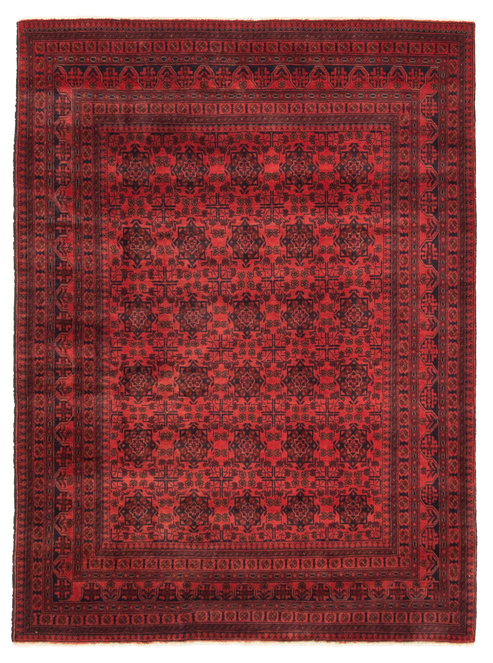 Hand-knotted Finest Khal Mohammadi Red  Rug 5'7" x 7'7"  Size: 5'7" x 7'7"  