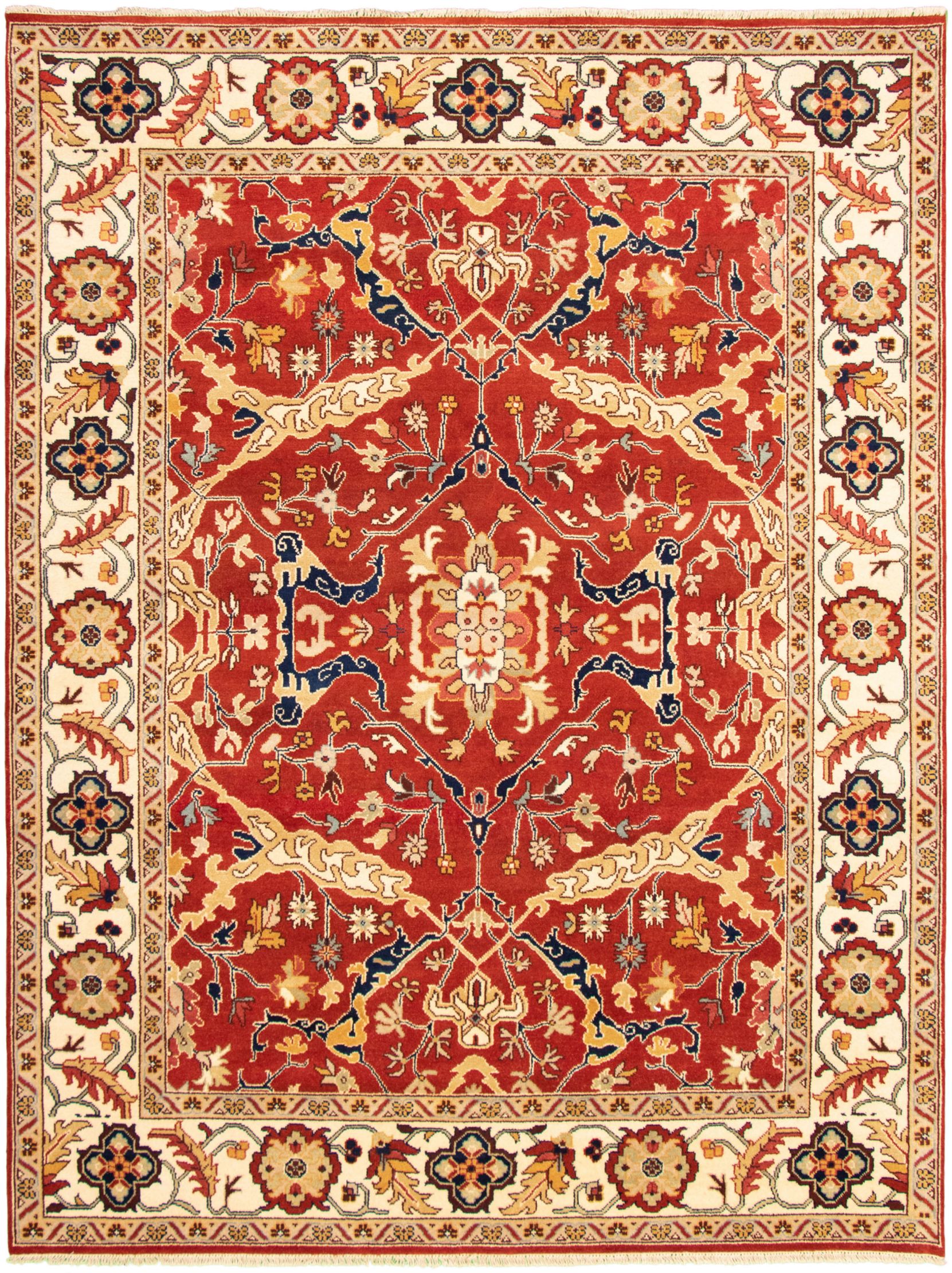 Hand-knotted Serapi Heritage IV Dark Copper Wool Rug 8'11" x 11'10" Size: 8'11" x 11'10"  