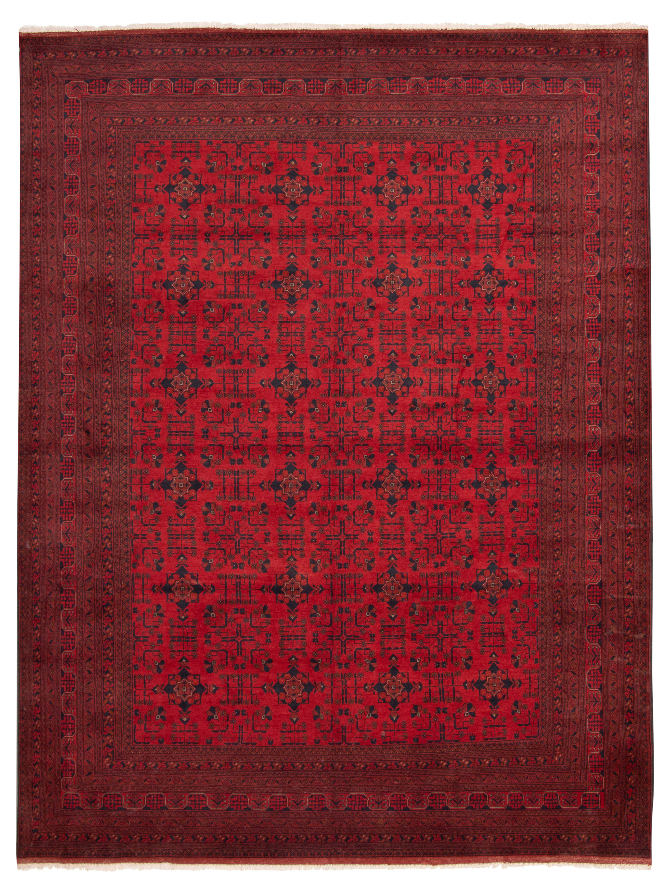 Hand-knotted Finest Khal Mohammadi Red Wool Rug 10'0" x 12'8" Size: 10'0" x 12'8"  