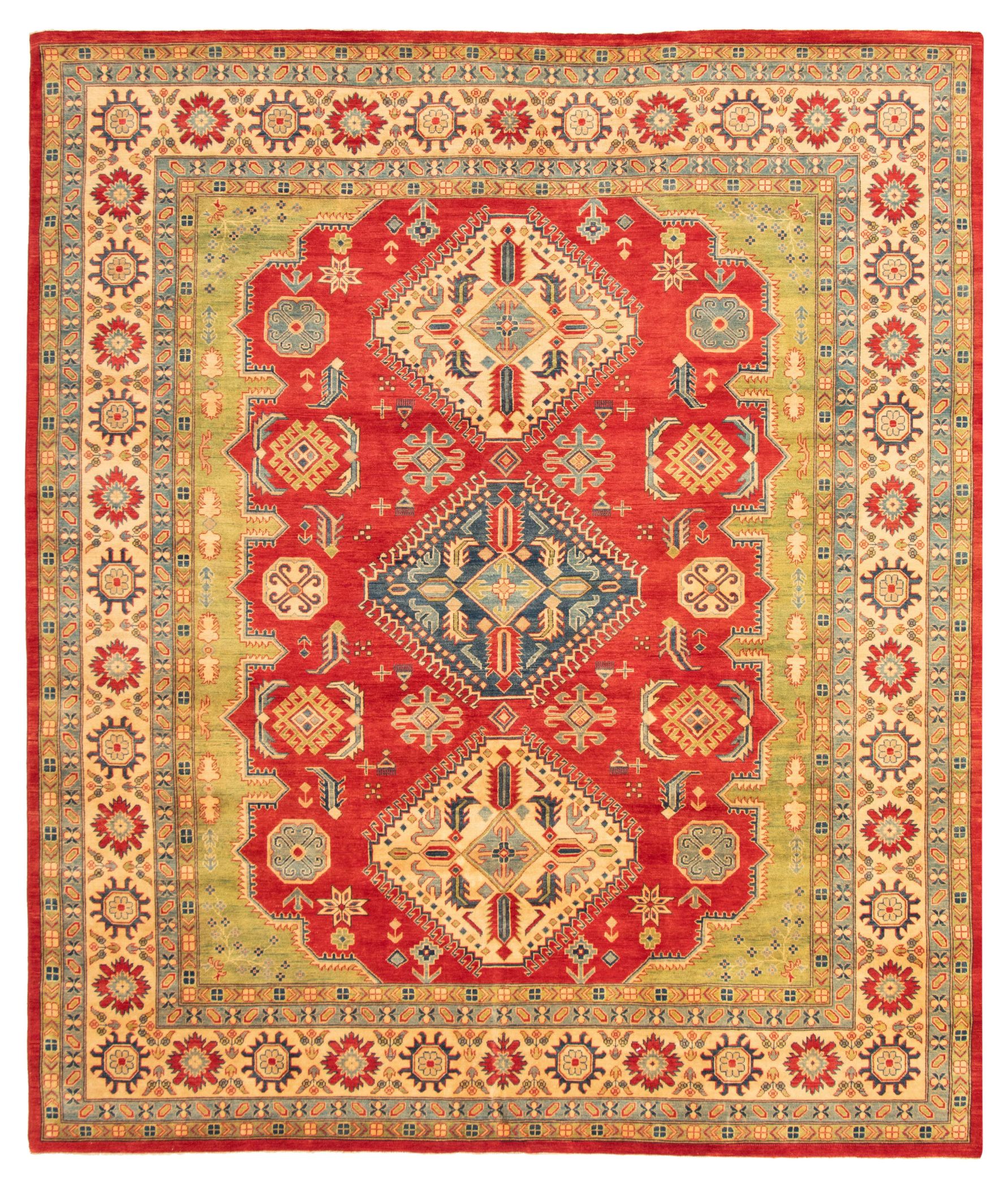 Hand-knotted Finest Gazni Red  Rug 10'0" x 11'9" Size: 10'0" x 11'9"  