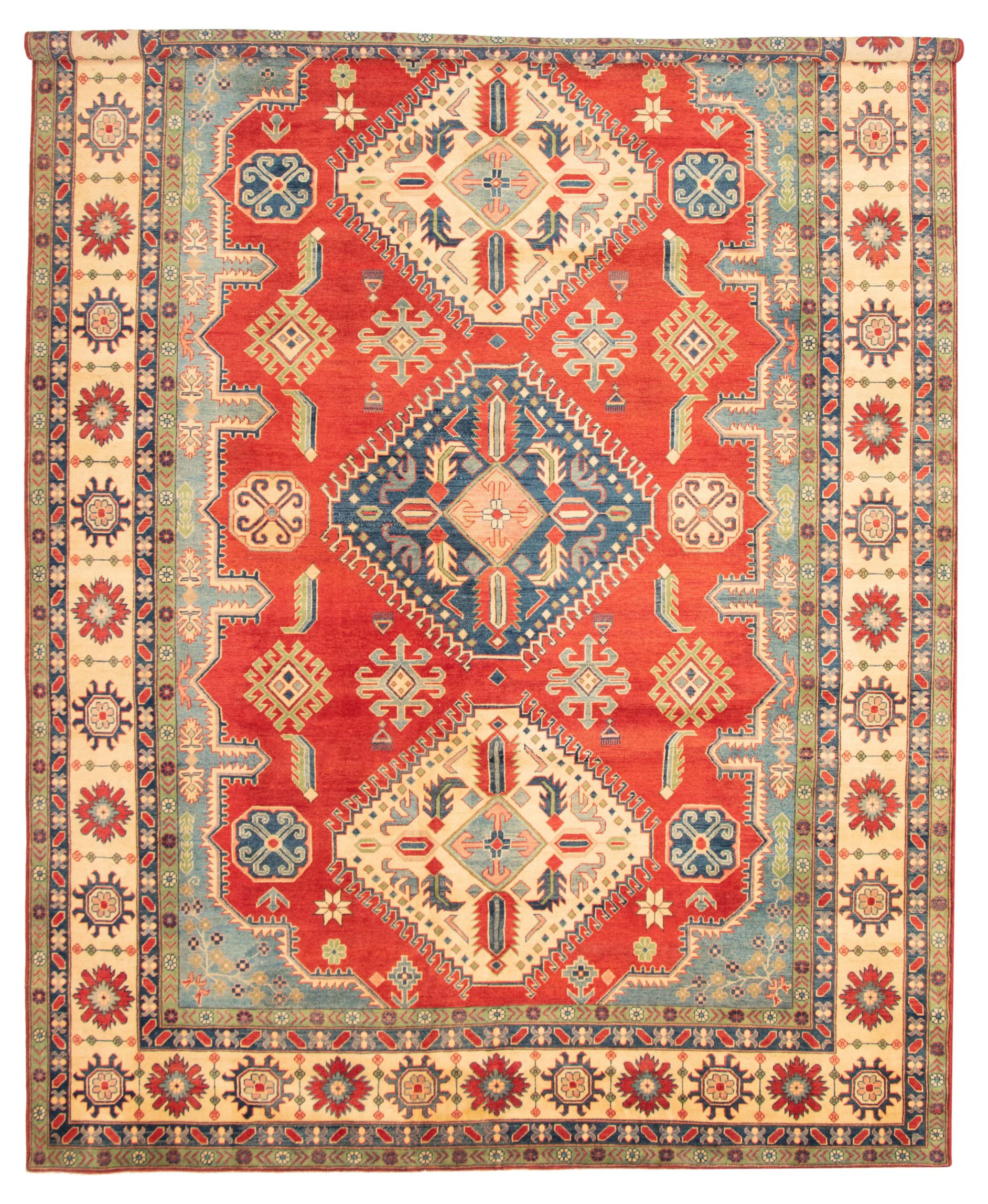 Hand-knotted Finest Gazni Red  Rug 10'0" x 13'11" Size: 10'0" x 13'11"  