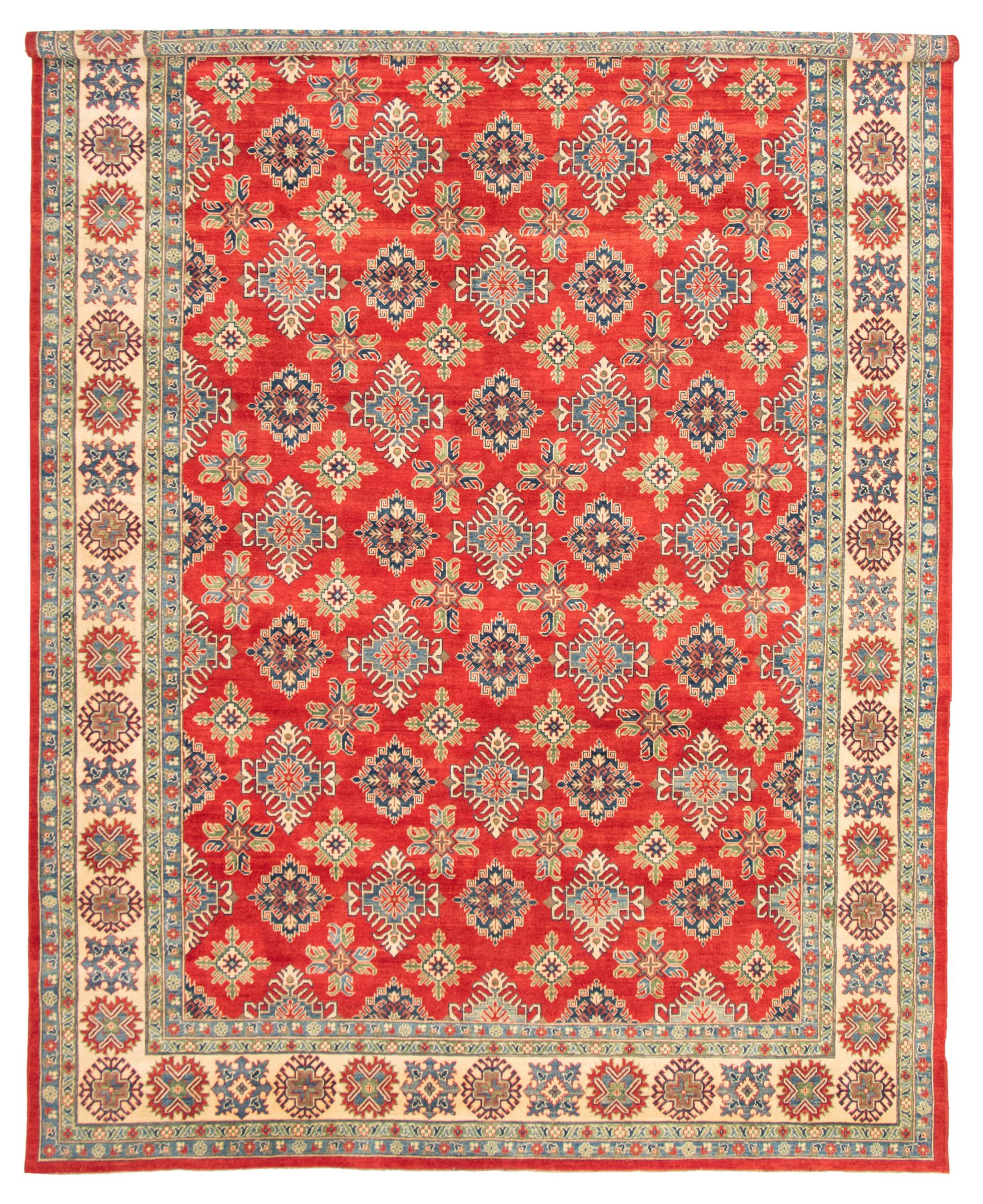 Hand-knotted Finest Gazni Red  Rug 10'0" x 13'9"  Size: 10'0" x 13'9"  