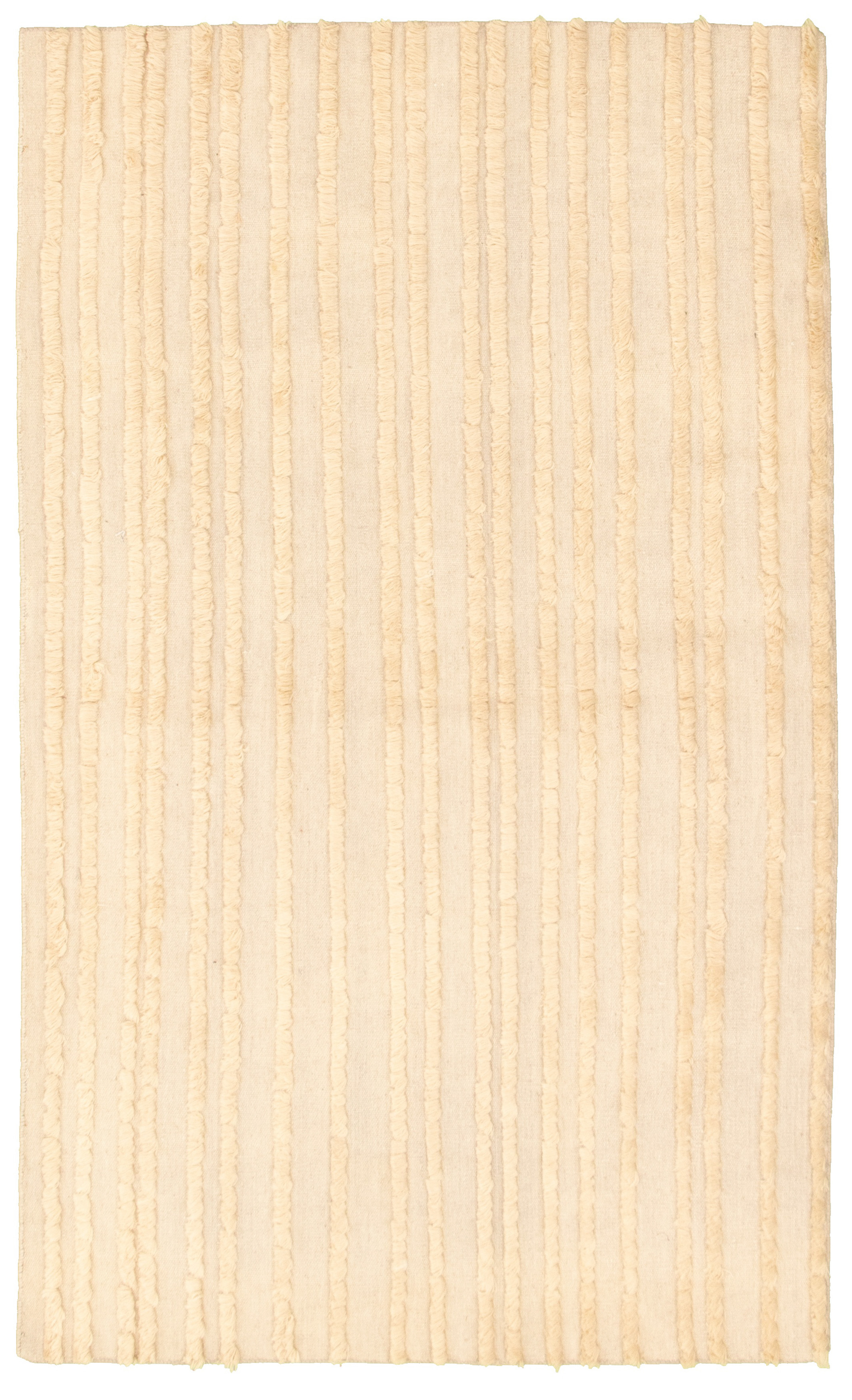 Hand woven Cambridge Light Khaki Wool Kilim 4'10" x 8'0" Size: 4'10" x 8'0"  