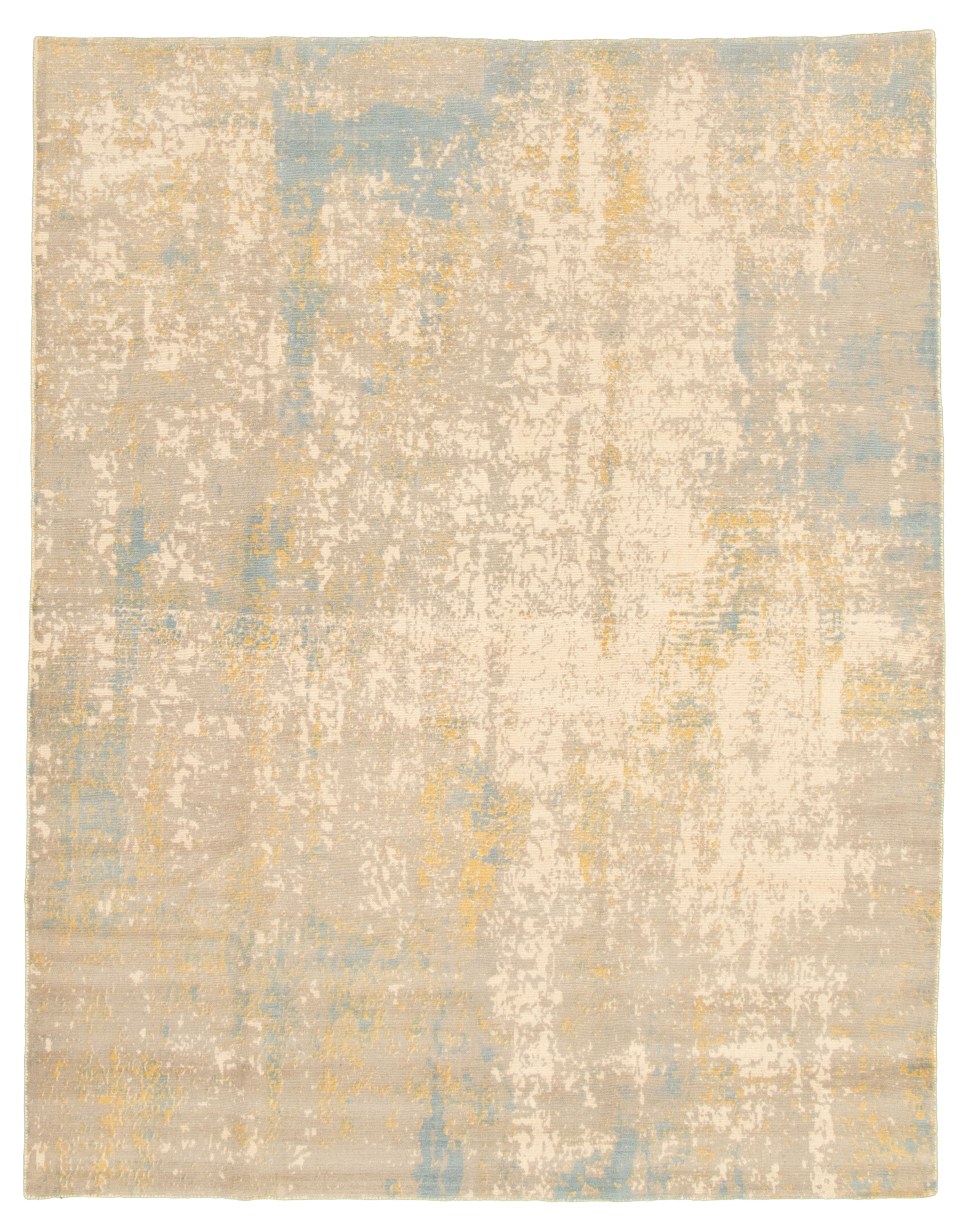 Hand loomed Galleria Ivory Wool Rug 7'9" x 9'8" Size: 7'9" x 9'8"  