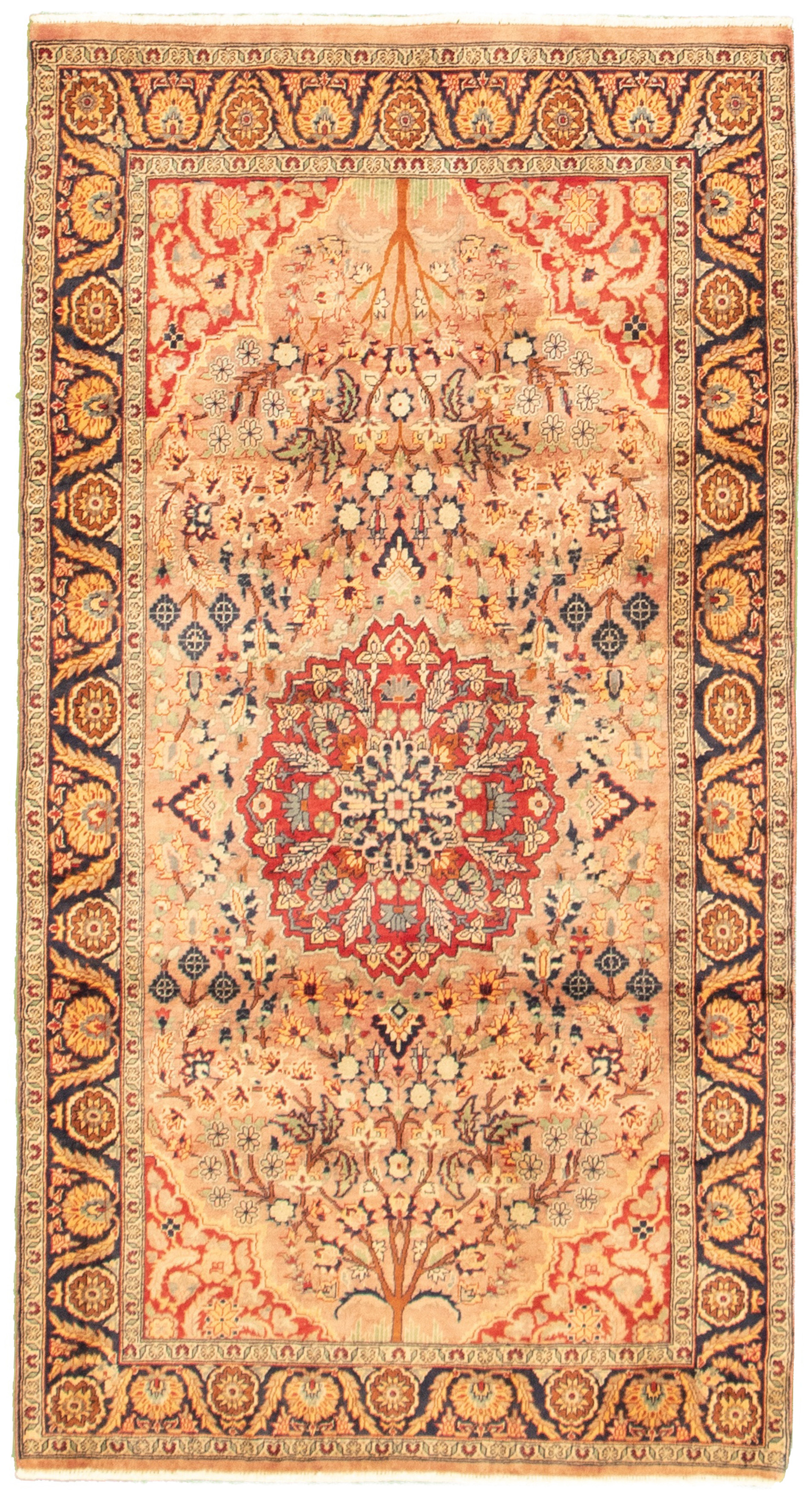 Hand-knotted Pako Persian 18/20 Tan Wool Rug 3'0" x 5'9" Size: 3'0" x 5'9"  