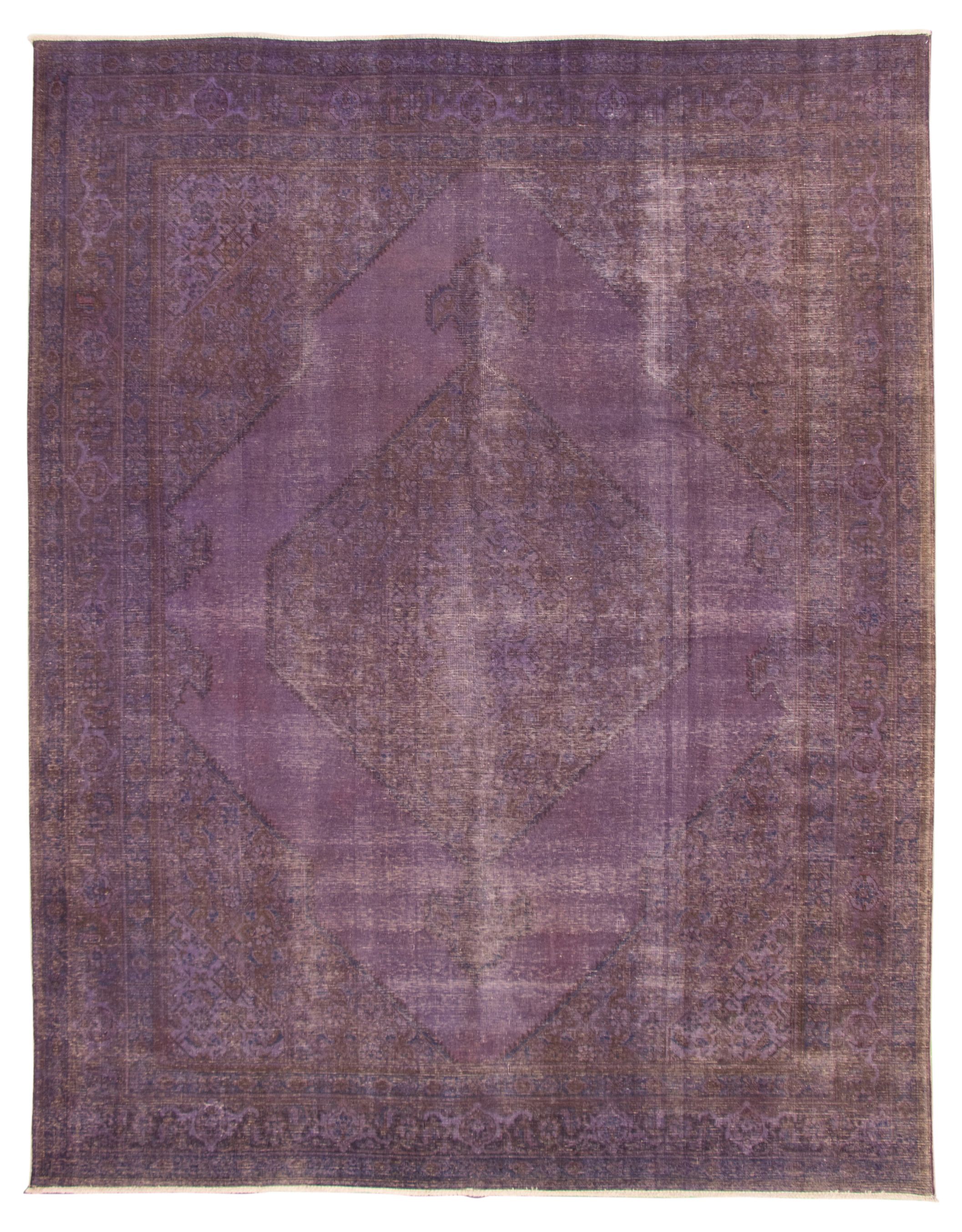 Hand-knotted Color Transition Indigo Wool Rug 9'9" x 12'5" Size: 9'9" x 12'5"  