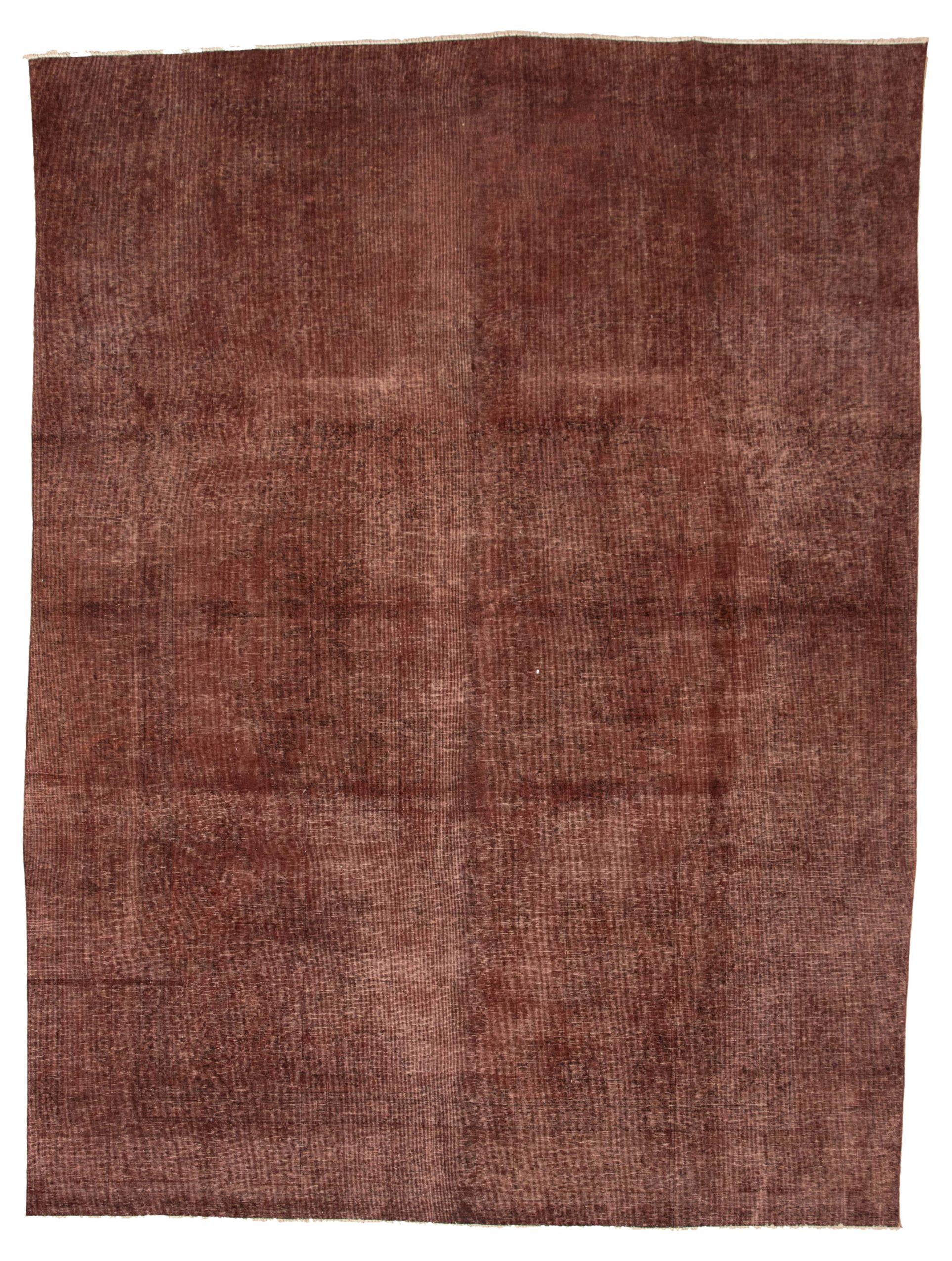 Hand-knotted Color Transition Brown Wool Rug 9'3" x 12'3" Size: 9'3" x 12'3"  