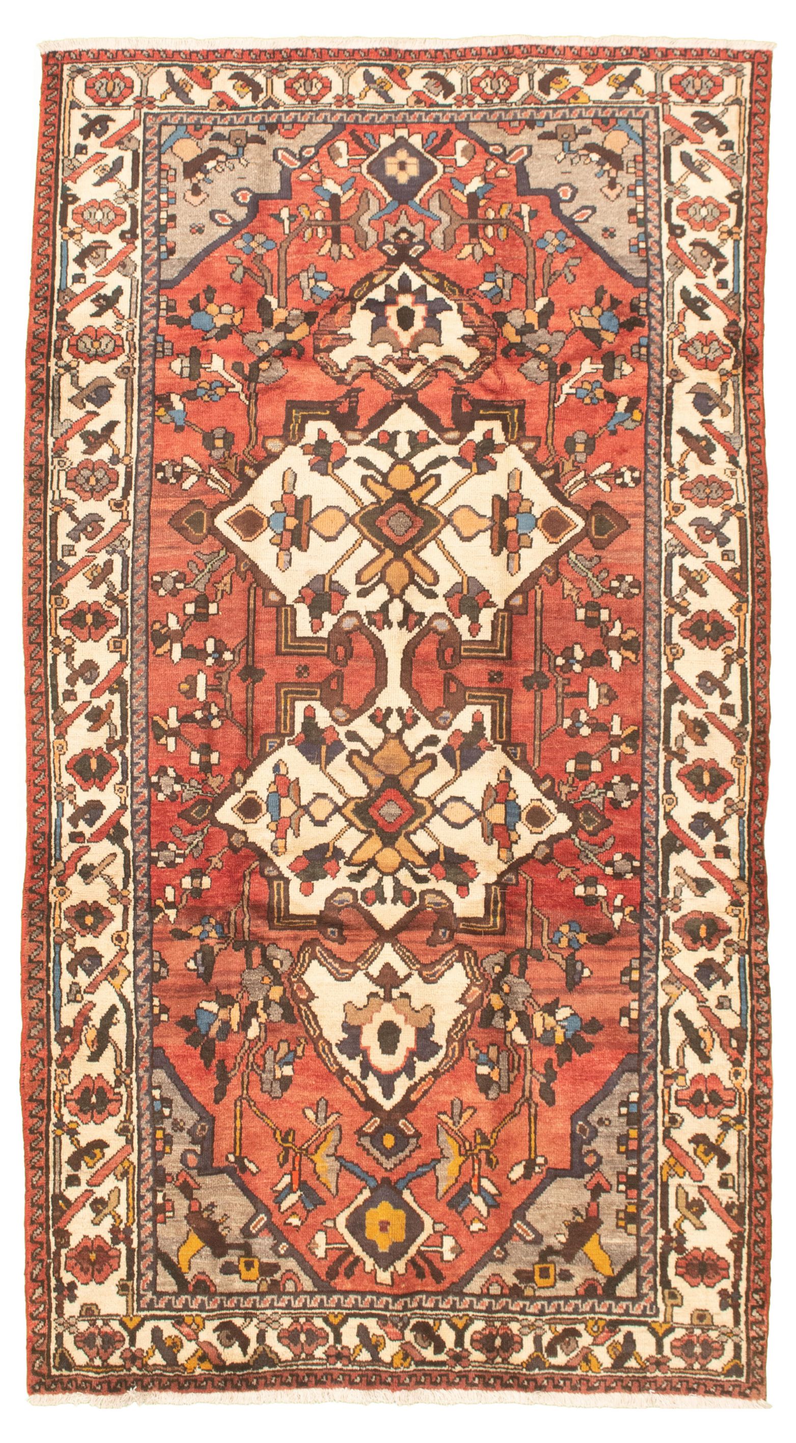 Hand-knotted Authentic Turkish Copper Wool Rug 4'11" x 9'4" Size: 4'11" x 9'4"  